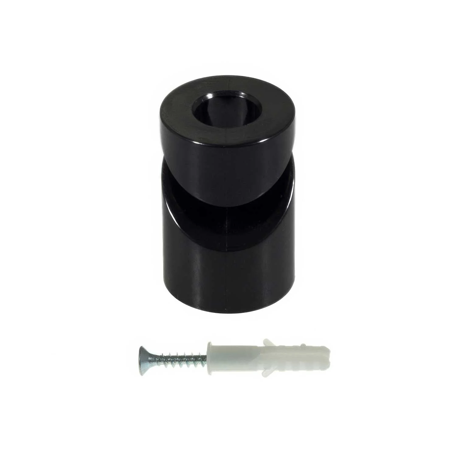 Dezentrator, V-förmiger Haken für textile Stromkabel an Decke oder Wand – Schwarz - Image 3