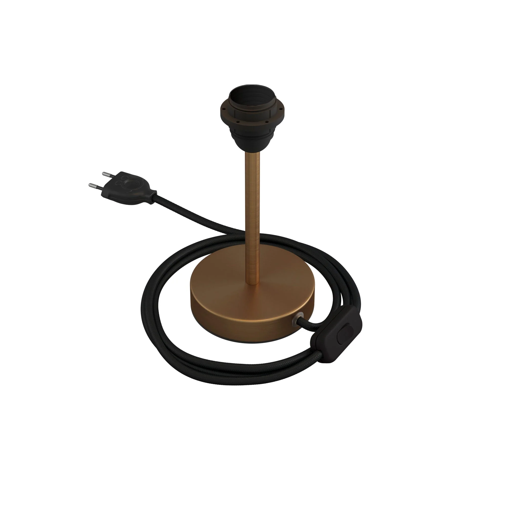 Lampenerhöhung für Lampenschirm – Tischlampe aus Metall – Matt-Bronze - Image 6
