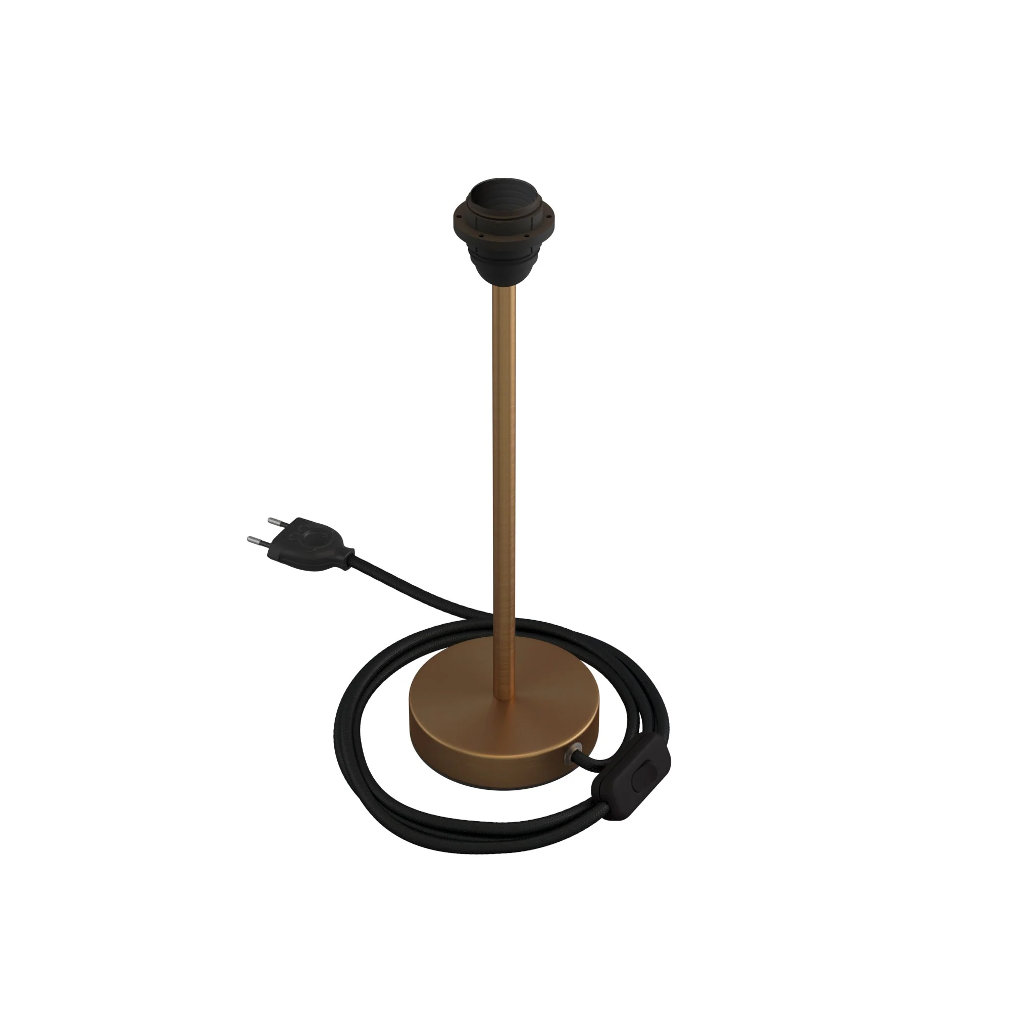 Lampenerhöhung für Lampenschirm – Tischlampe aus Metall – Matt-Bronze - Image 9