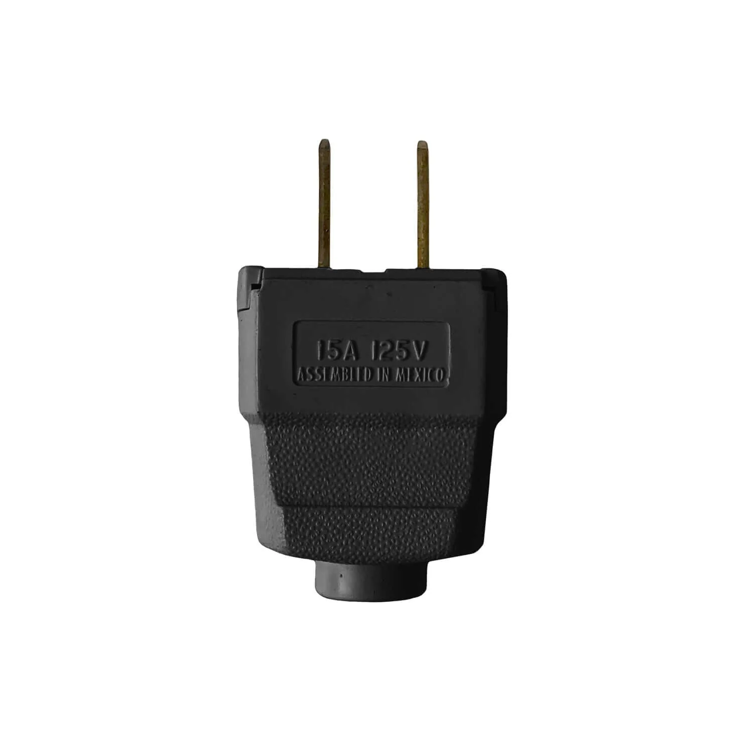 Amerikanischer 2-Pol-Stecker – UL-zertifiziert – Schwarz