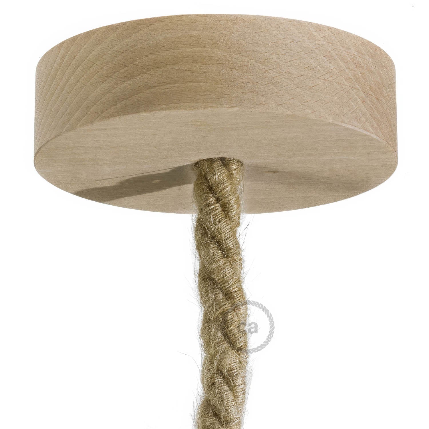 Holzbaldachin-Set für XL-Seil – Neutral