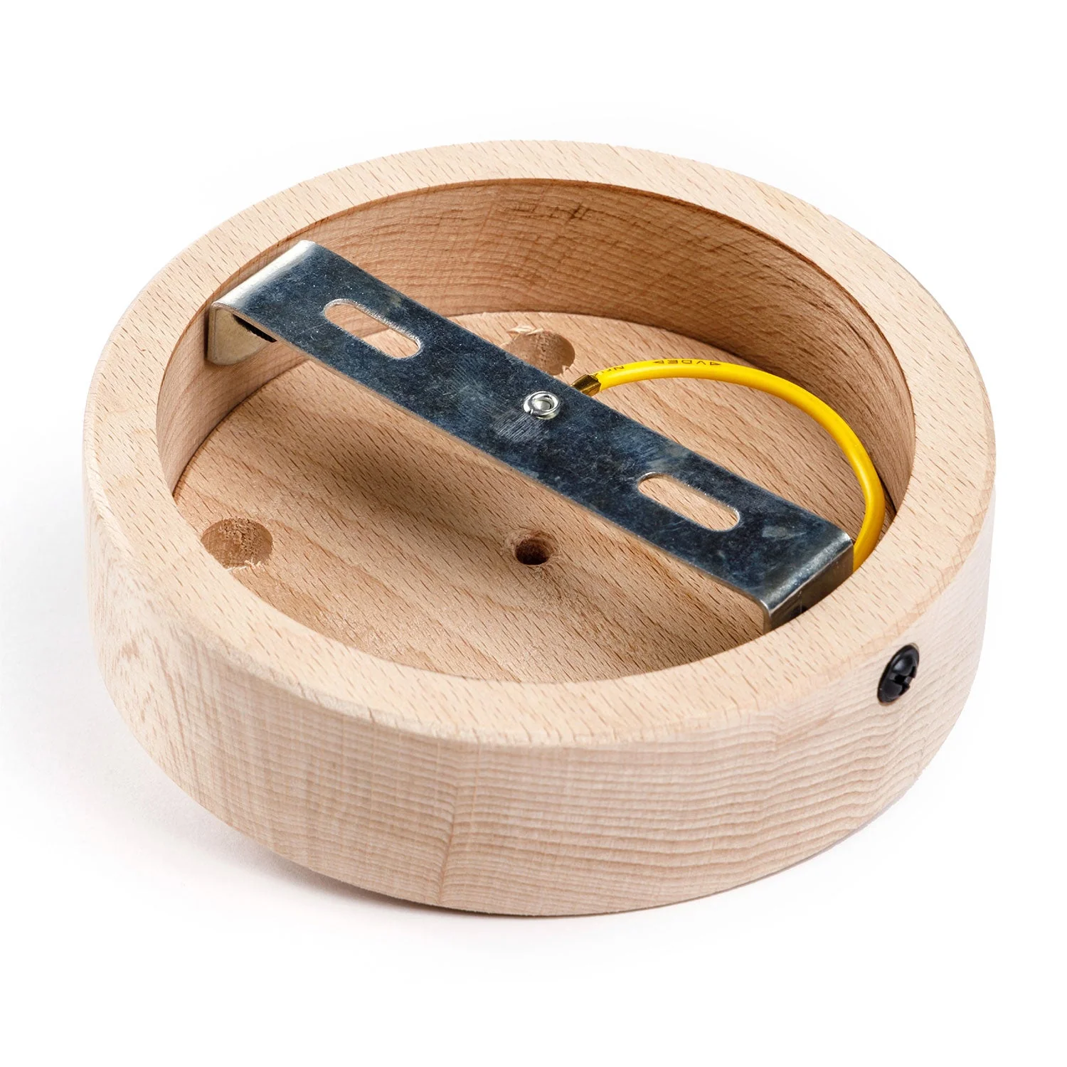 Zylinderförmiges Holzbaldachin-Kit mit 4 Löchern – Natur - Image 4