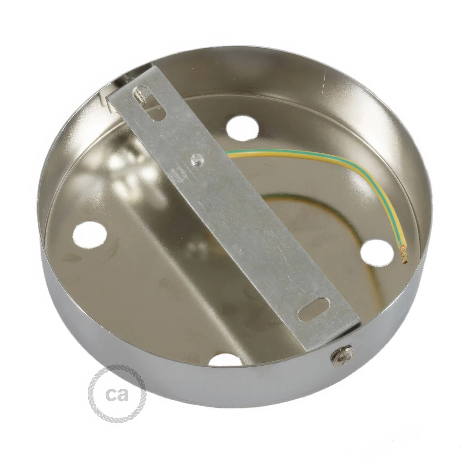 Zylindrisches Metall-Baldachin-Set mit 4 Bohrungen – Chrom - Image 9