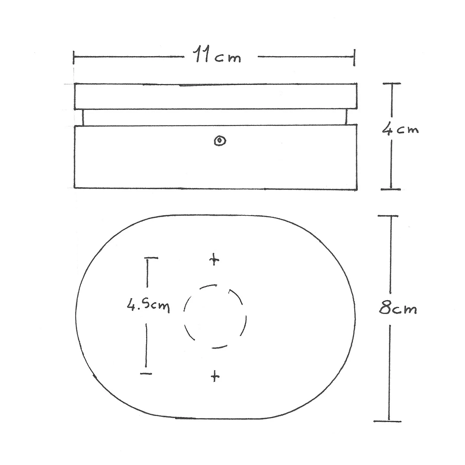 Ovale Rosette aus Holz mit 2 seitlichen Löchern für Lichterkettenkabel und Filé-System. Made in Italy – Naturell - Image 4