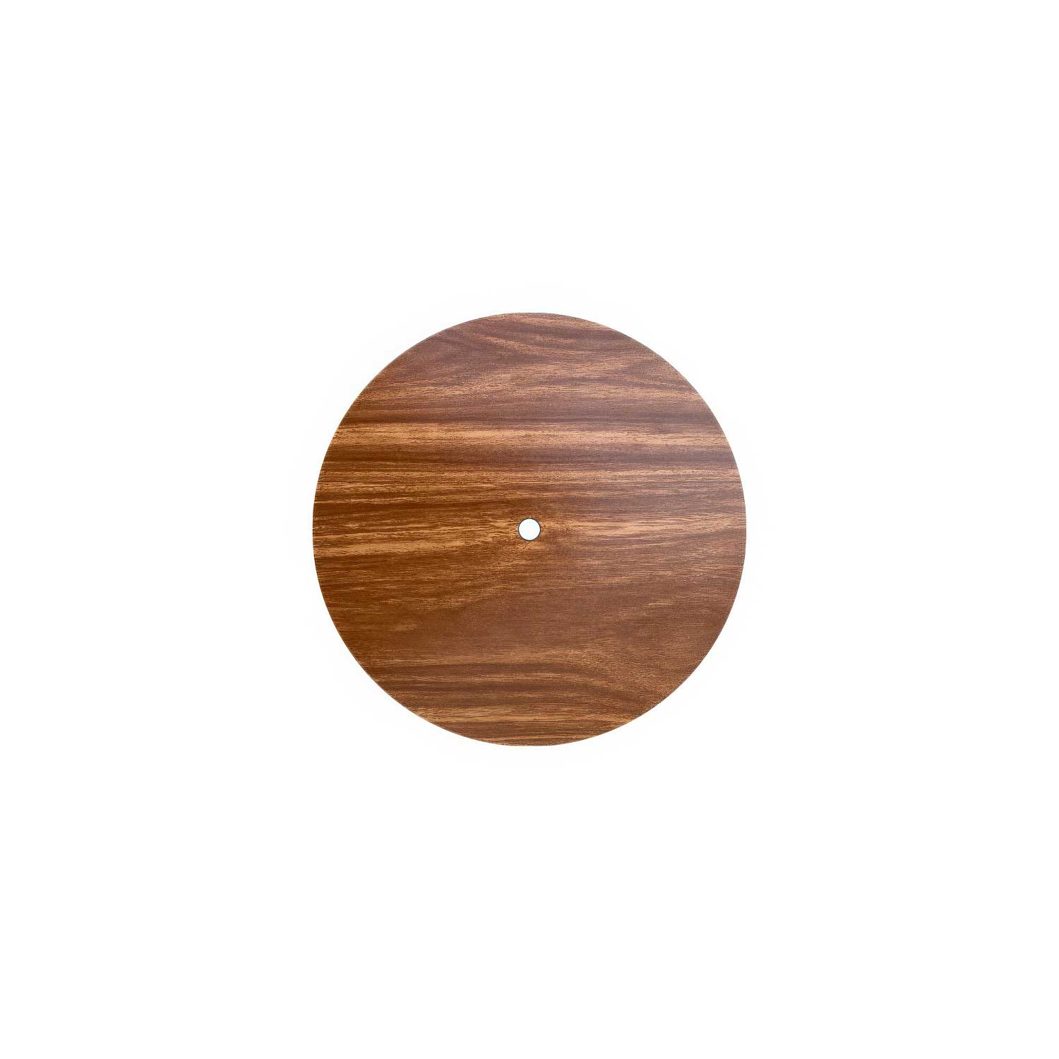 Runder Lampenbaldachin Rose-One, Durchmesser 200 mm mit 1 Öffnung und 4 seitlichen Öffnungen – Holz - Image 3