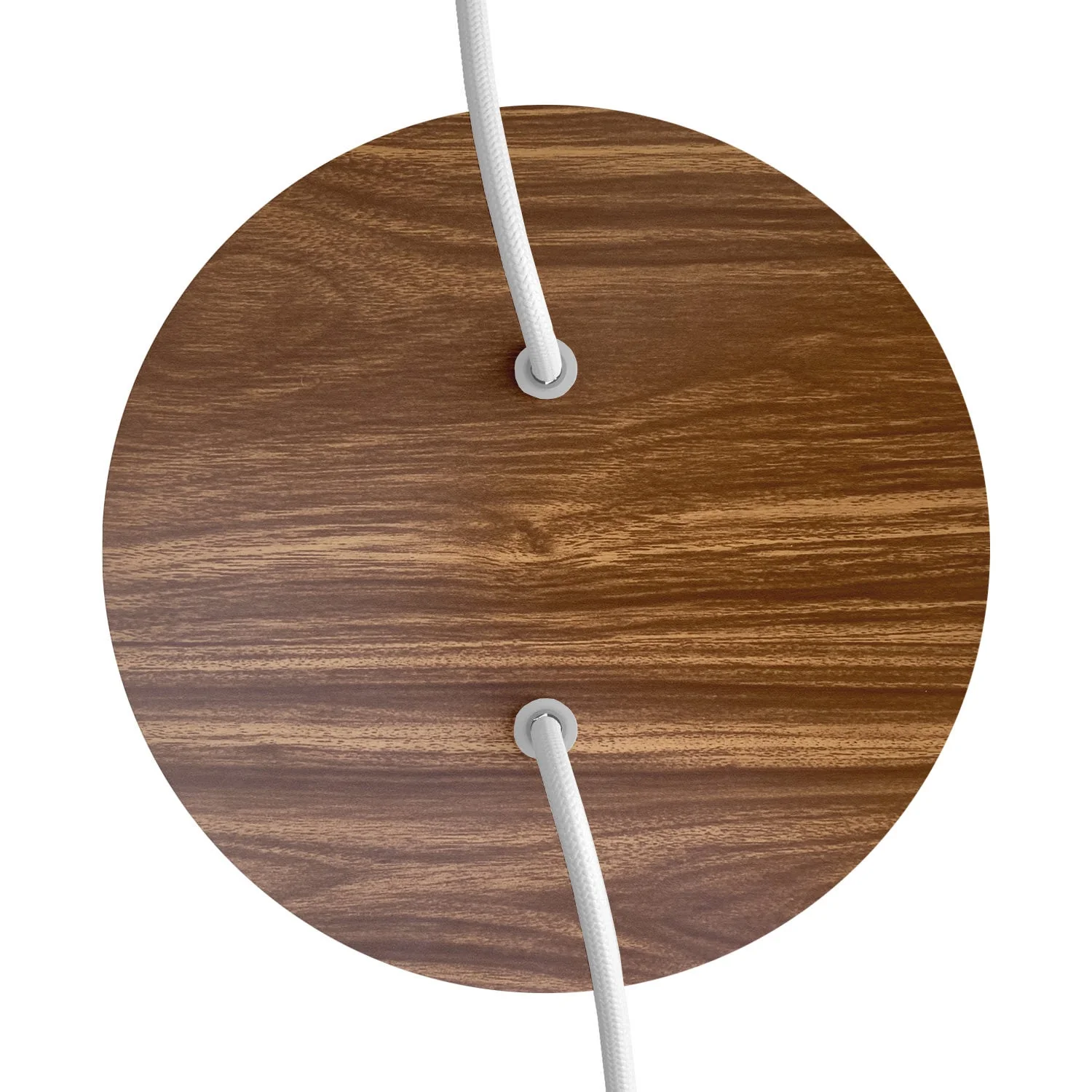 Rose-One Baldachin rund, Durchmesser 200 mm mit 2 Löchern und 4 seitlichen Löchern – Holz - Image 2