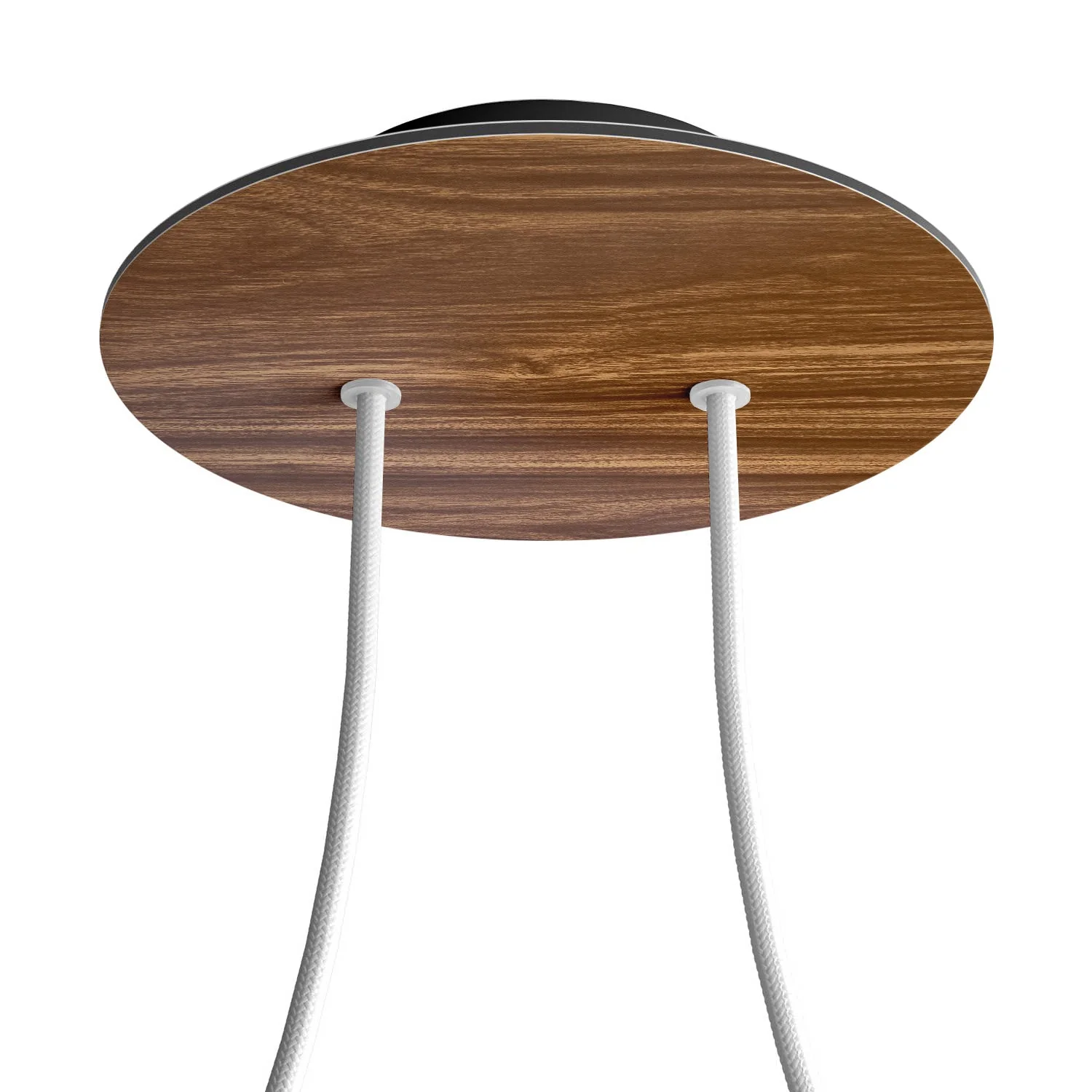 Rose-One Baldachin rund, Durchmesser 200 mm mit 2 Löchern und 4 seitlichen Löchern – Holz - Image 8