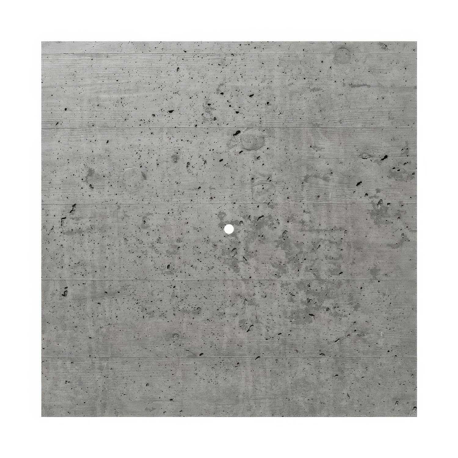Lampenbaldachin XXL Rose-One quadratisch, 400 mm mit 1 Loch und 4 seitlichen Löchern – Beton - Image 3