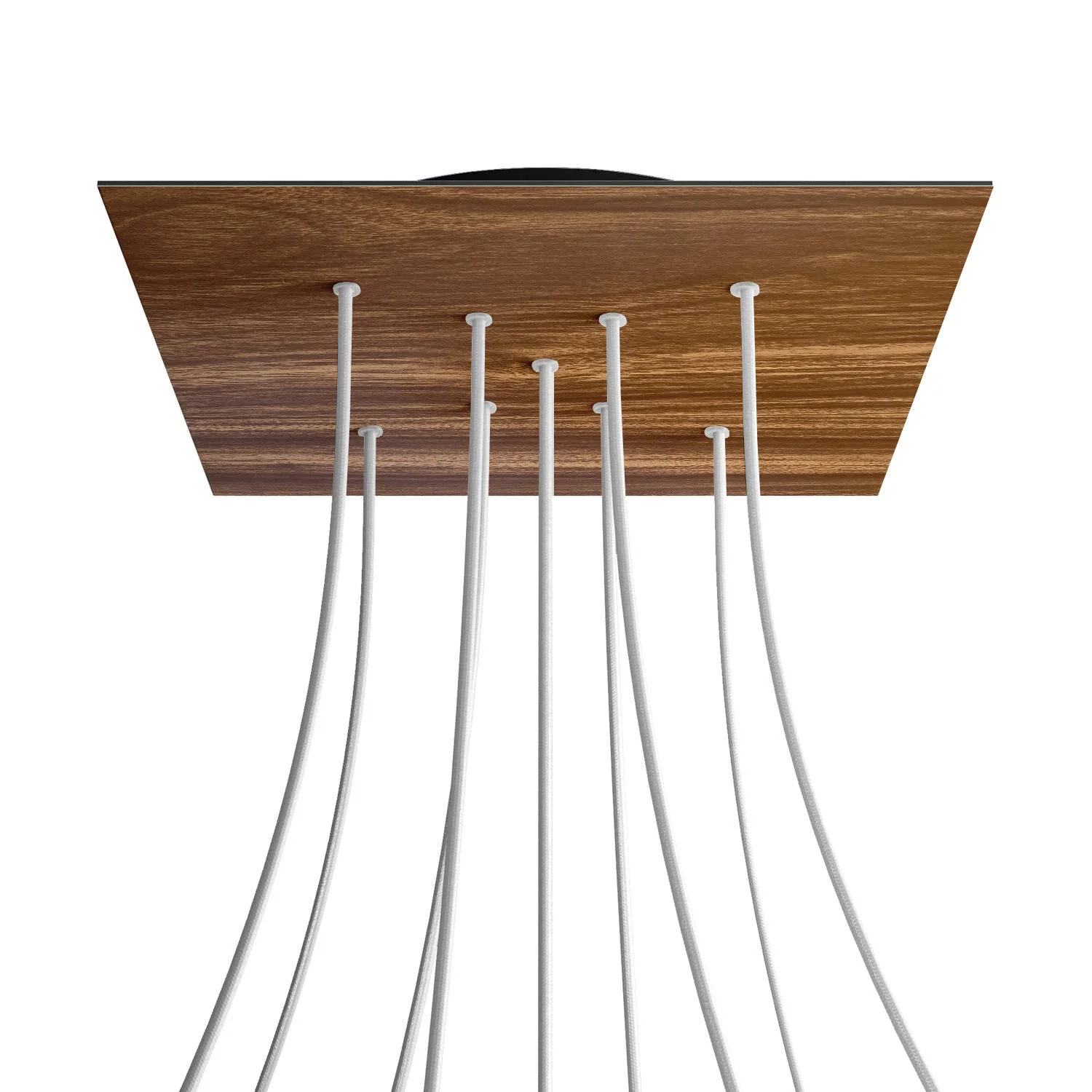 XXL Baldachin Rose-One quadratisch, 400 mm mit 9 X-Löchern und 4 seitlichen Löchern – Holz - Image 8