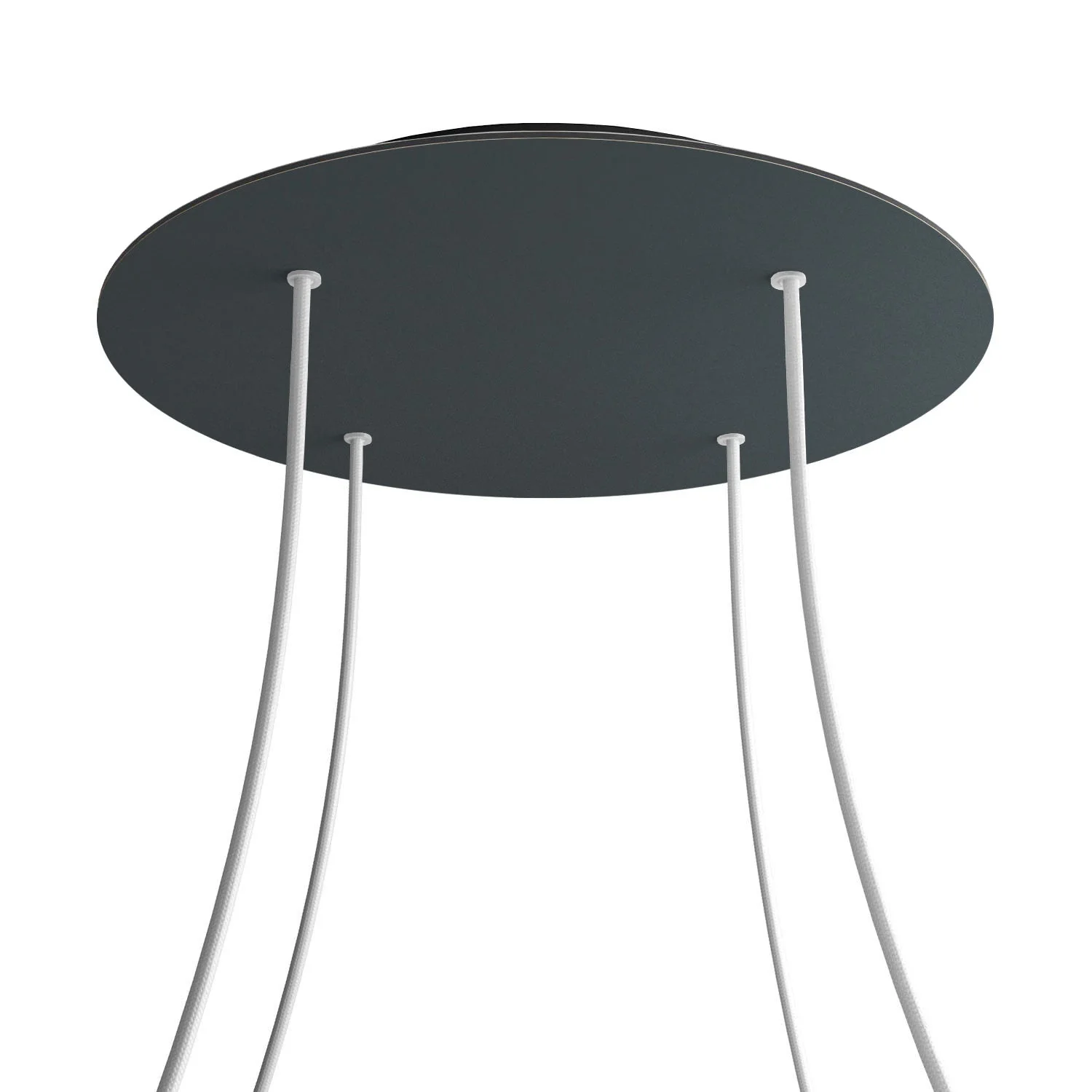 Rosone XXL Rose-One rund, Durchmesser 400 mm mit 4 Löchern und 4 seitlichen Löchern – Anthrazit - Image 8