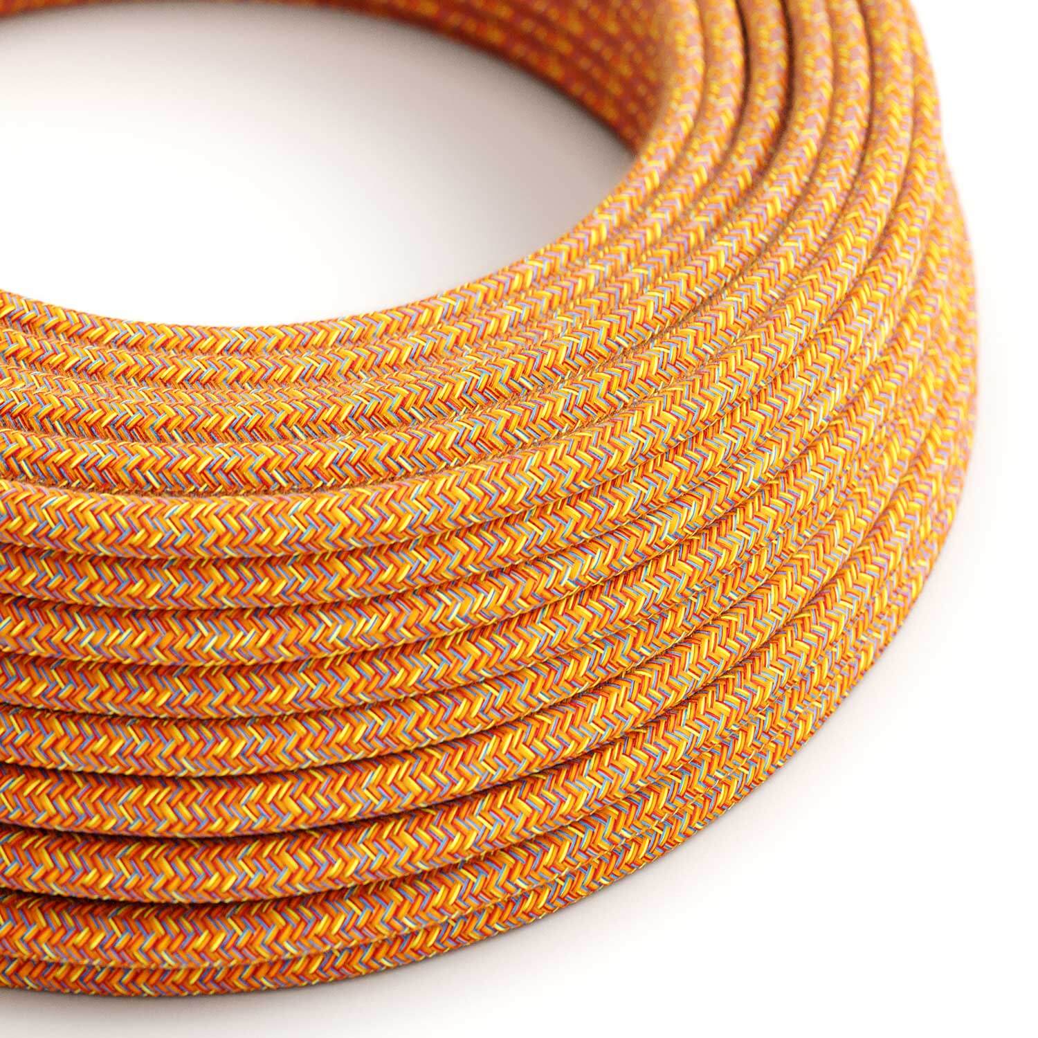 Baumwollkabel in Indian Summer – Das Original Creative Cables, ideal für kreative Lichtprojekte – RX07