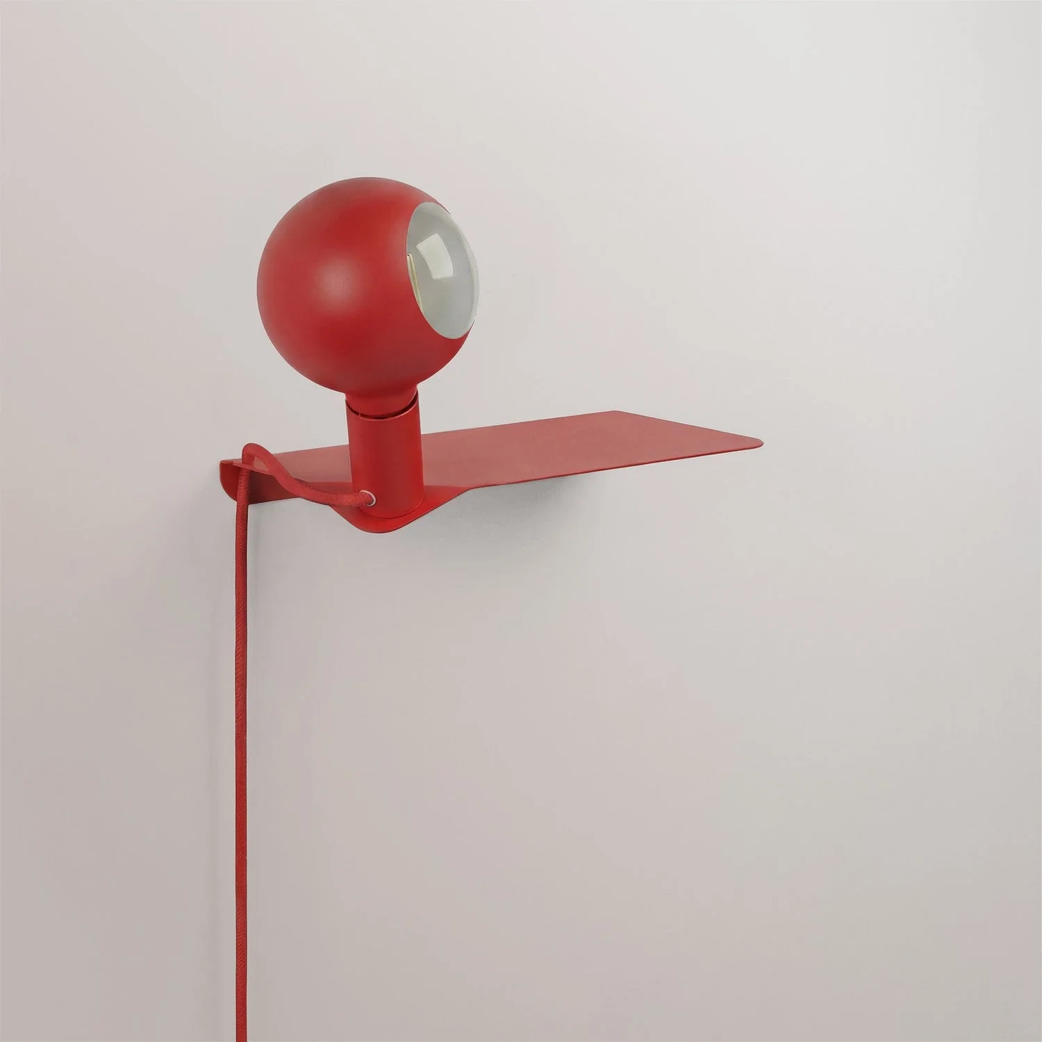 Combo Camo - Leuchte mit Regal und UK-Stecker - Rot - Image 4