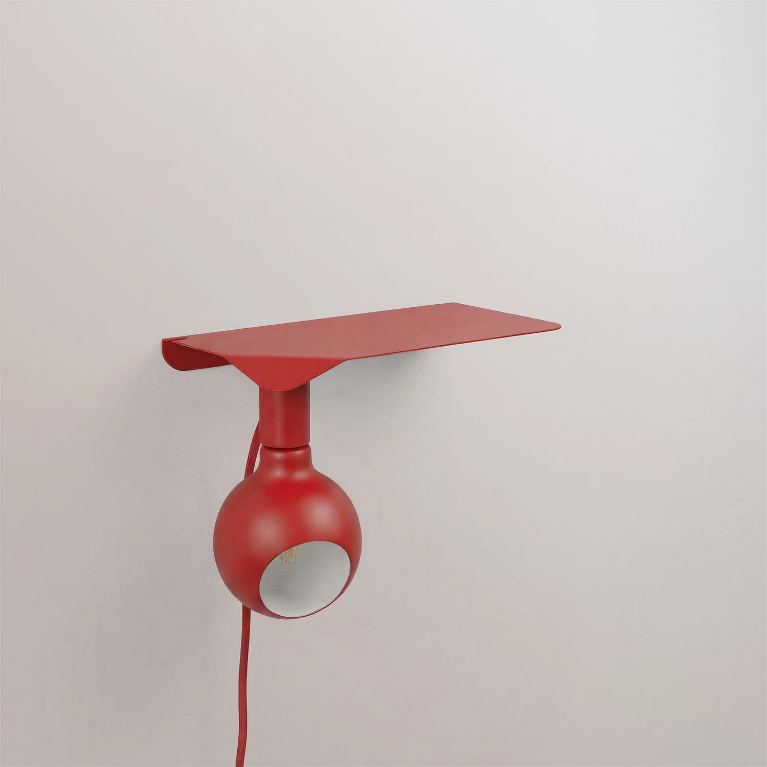Combo Camo - Leuchte mit Regal und UK-Stecker - Rot - Image 5