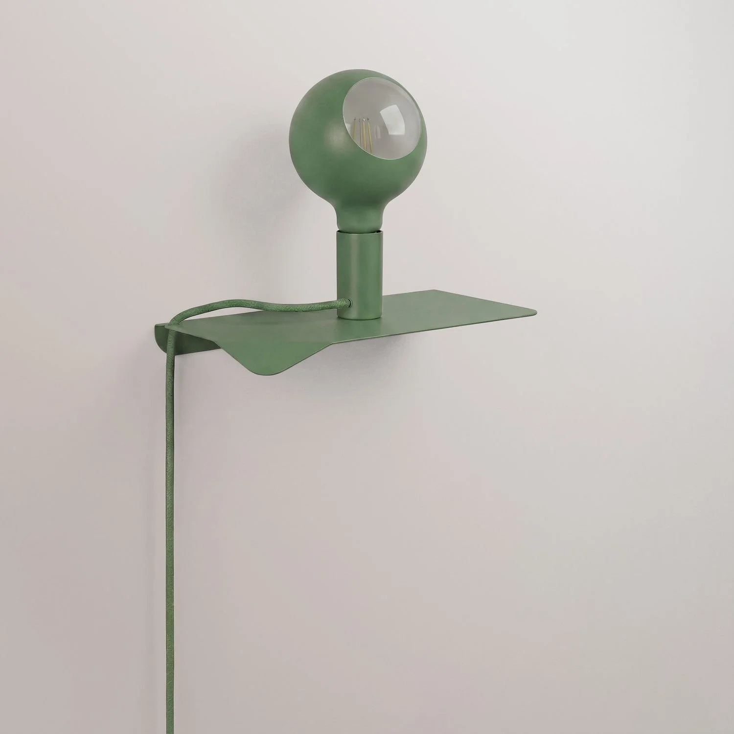 Combo Camo - Leuchte mit Regal und UK-Stecker - Grün - Image 3