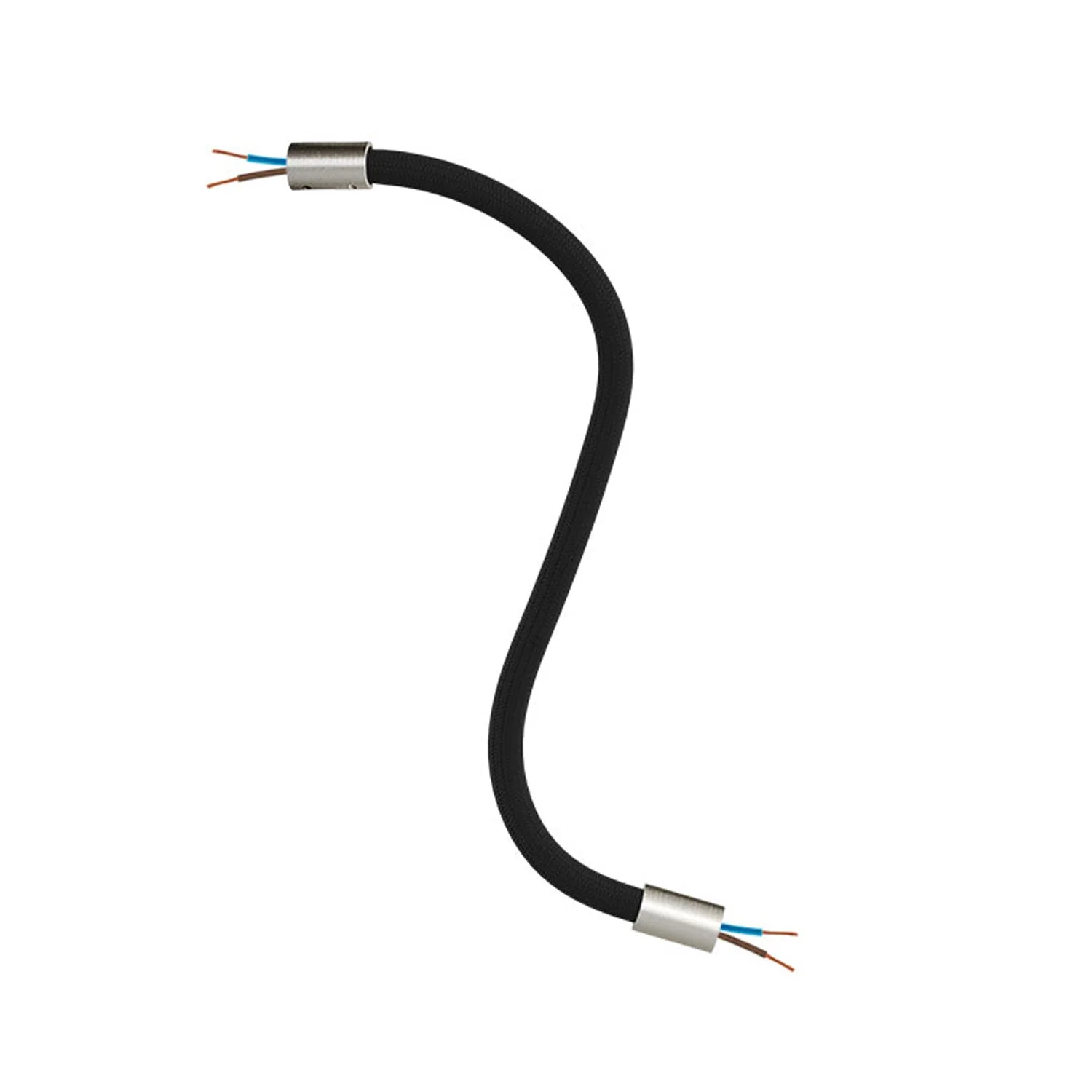 Kit Creative Flex flexibles Verlängerungsrohr, überzogen mit Stoff RM04 Schwarz mit Metallenden - Image 19