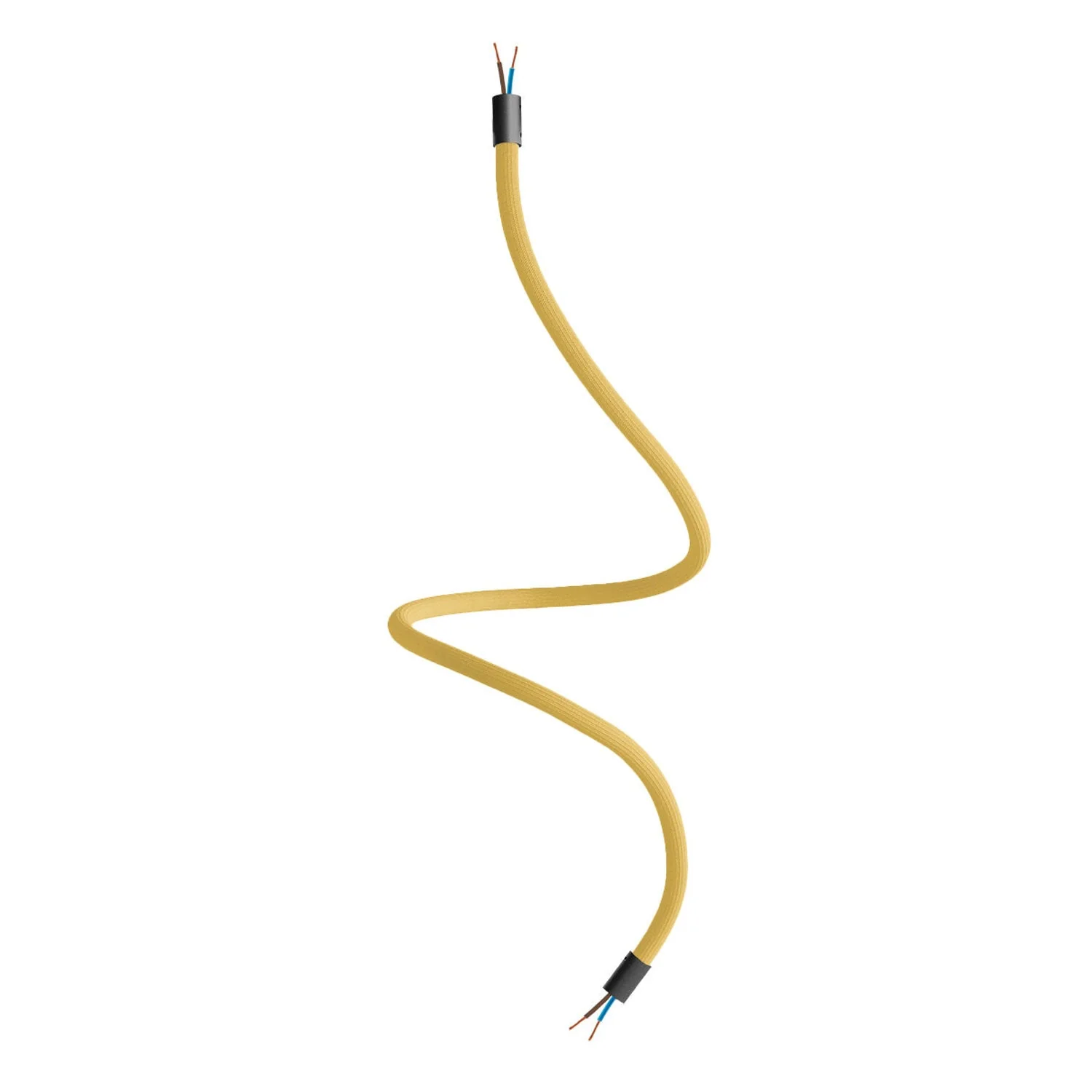 Creative Flex Set flexibles Rohr mit Stoffummantelung RM79 Senf und Metallenden - Image 17