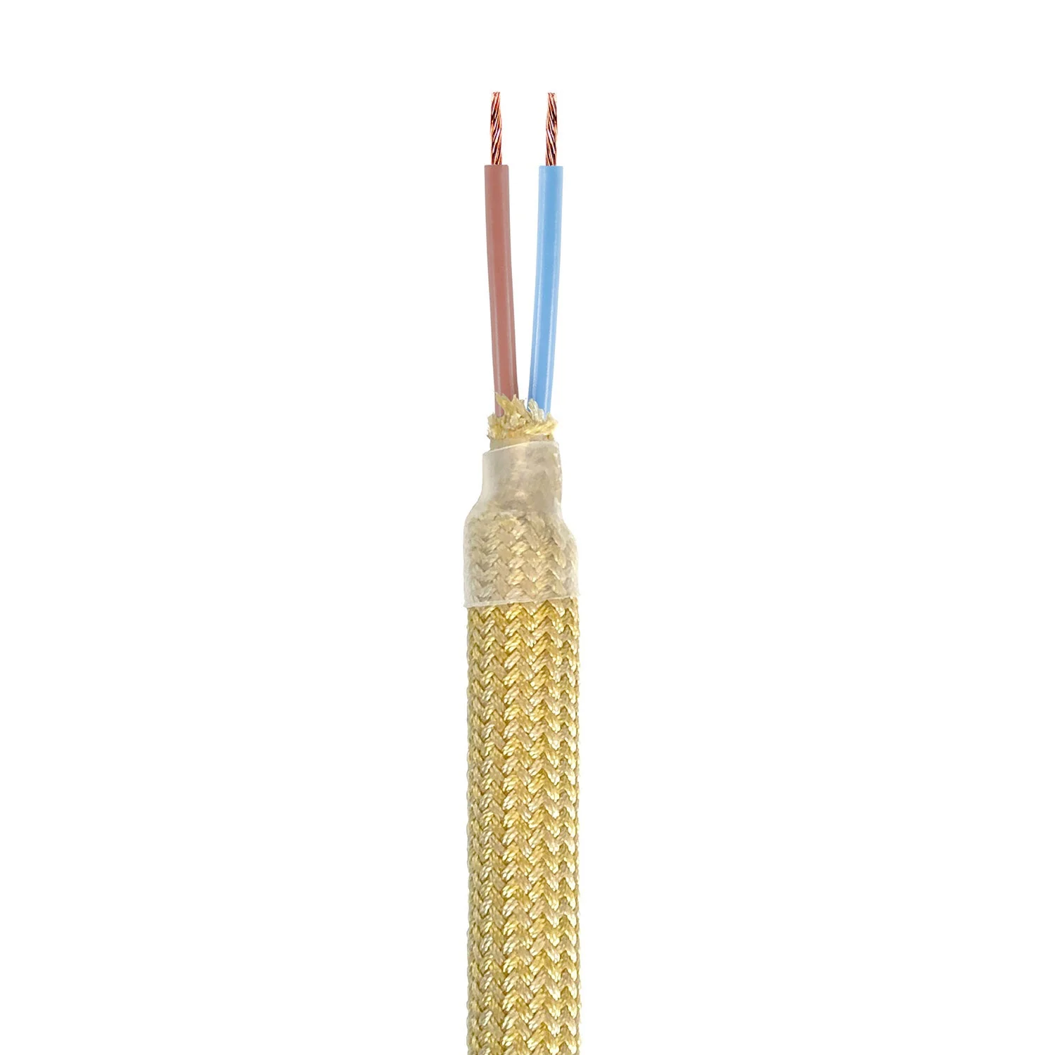Creative Flex Set flexibles Rohr mit Stoffummantelung RM79 Senf und Metallenden - Image 2