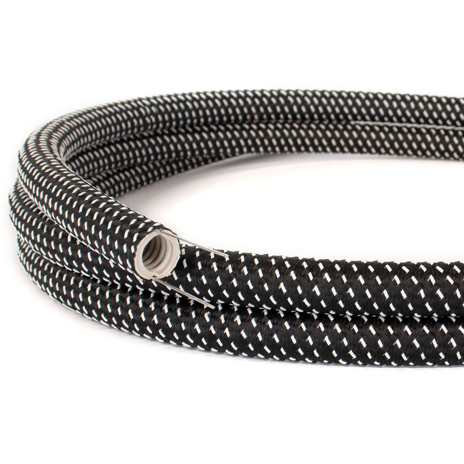 Creative-Tube, Durchmesser 20 mm, mit Stoff RT41, 3D-Sterneffekt überzogen, flexible Kabelkanalführung