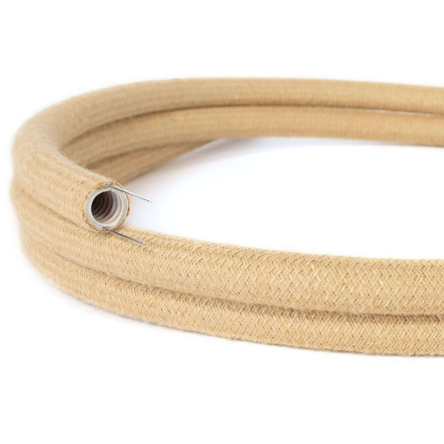Creative-Tube, Durchmesser 20 mm, RN06 Jute-Stoffummantelung, textilummantelte Kabelkanäle, formbar