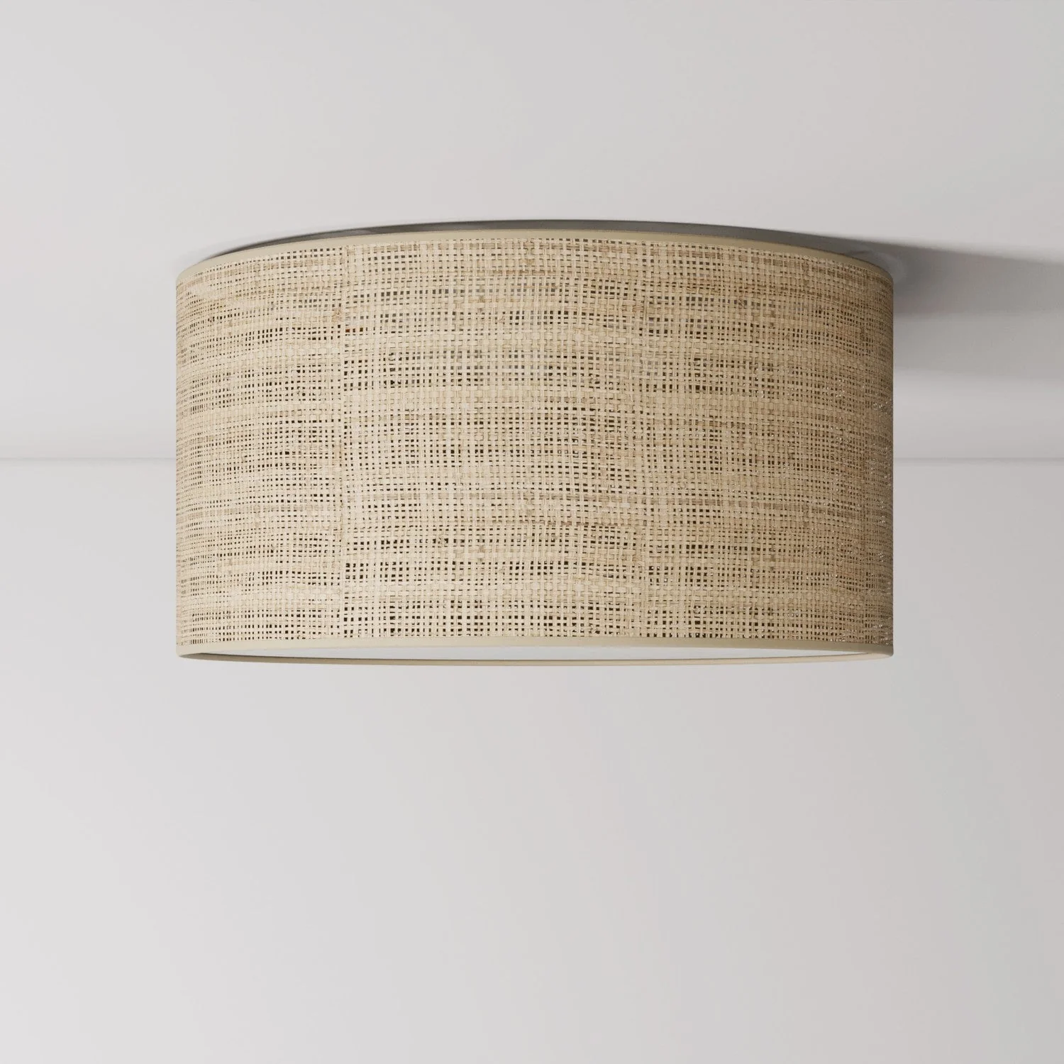 Deckenleuchte aus Stoff Medium – Made in Italy – Raphia