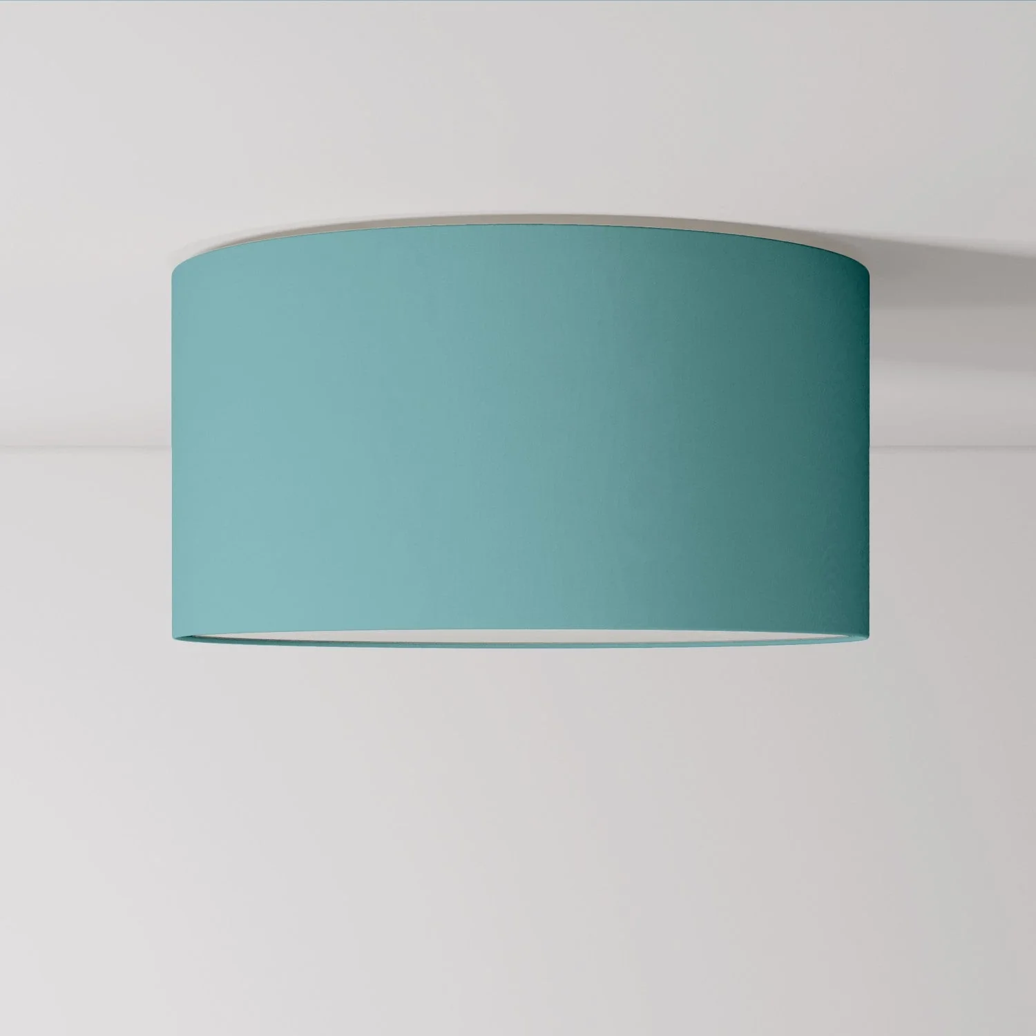 Deckenleuchte aus Stoff Medium – Made in Italy – Teletta Verde Dubbio