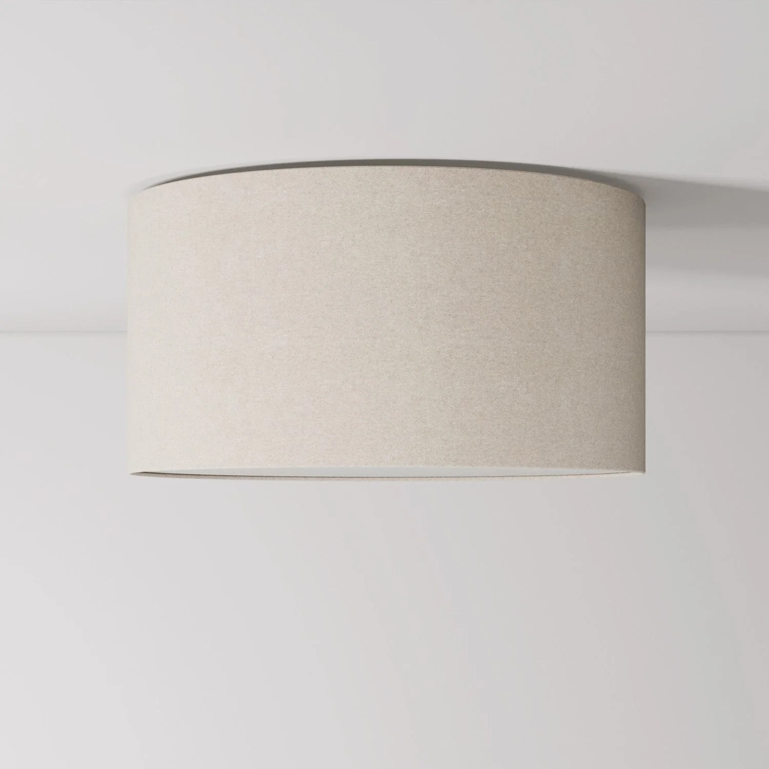 Mittlere Deckenleuchte aus Stoff – Made in Italy – Sandwolle