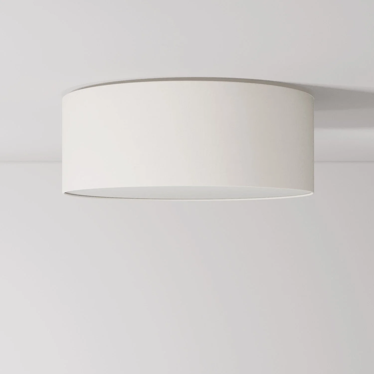 Deckenleuchte aus Stoff Medium Slim – Made in Italy – Arenal Sabbia