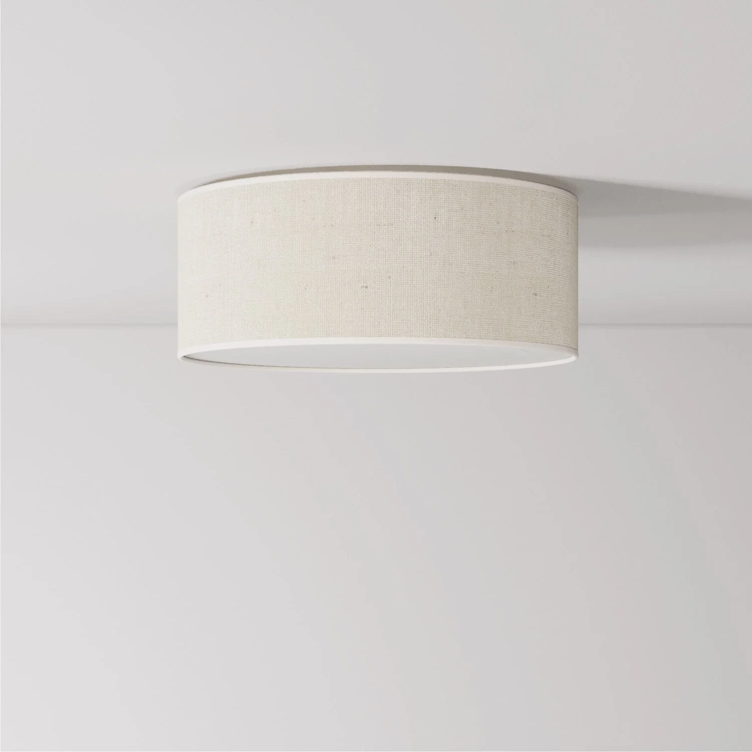 Deckenleuchte aus Stoff Small Helles Jutegarn - Made in Italy