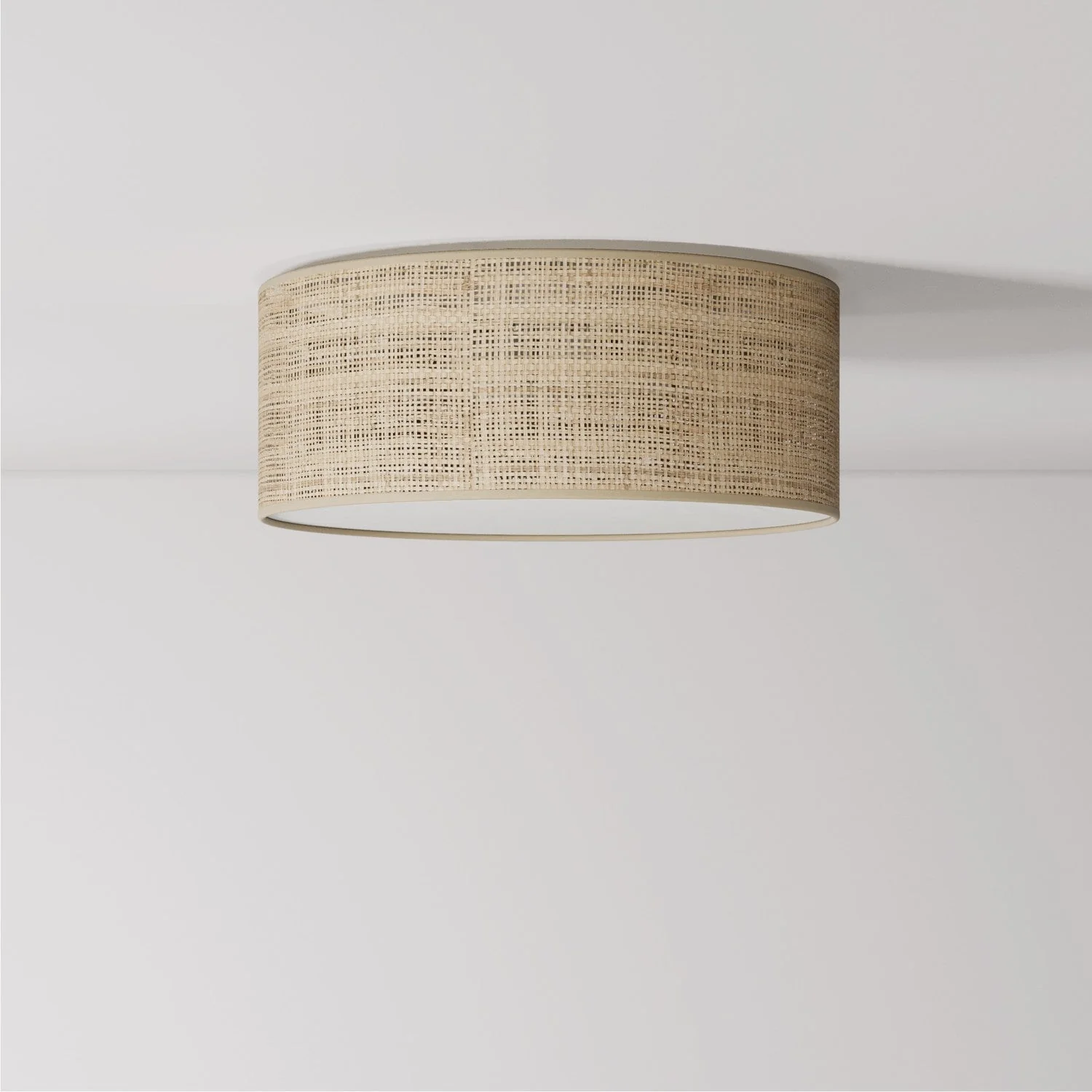 Kleine Stoff-Deckenleuchte - Made in Italy - Raphia