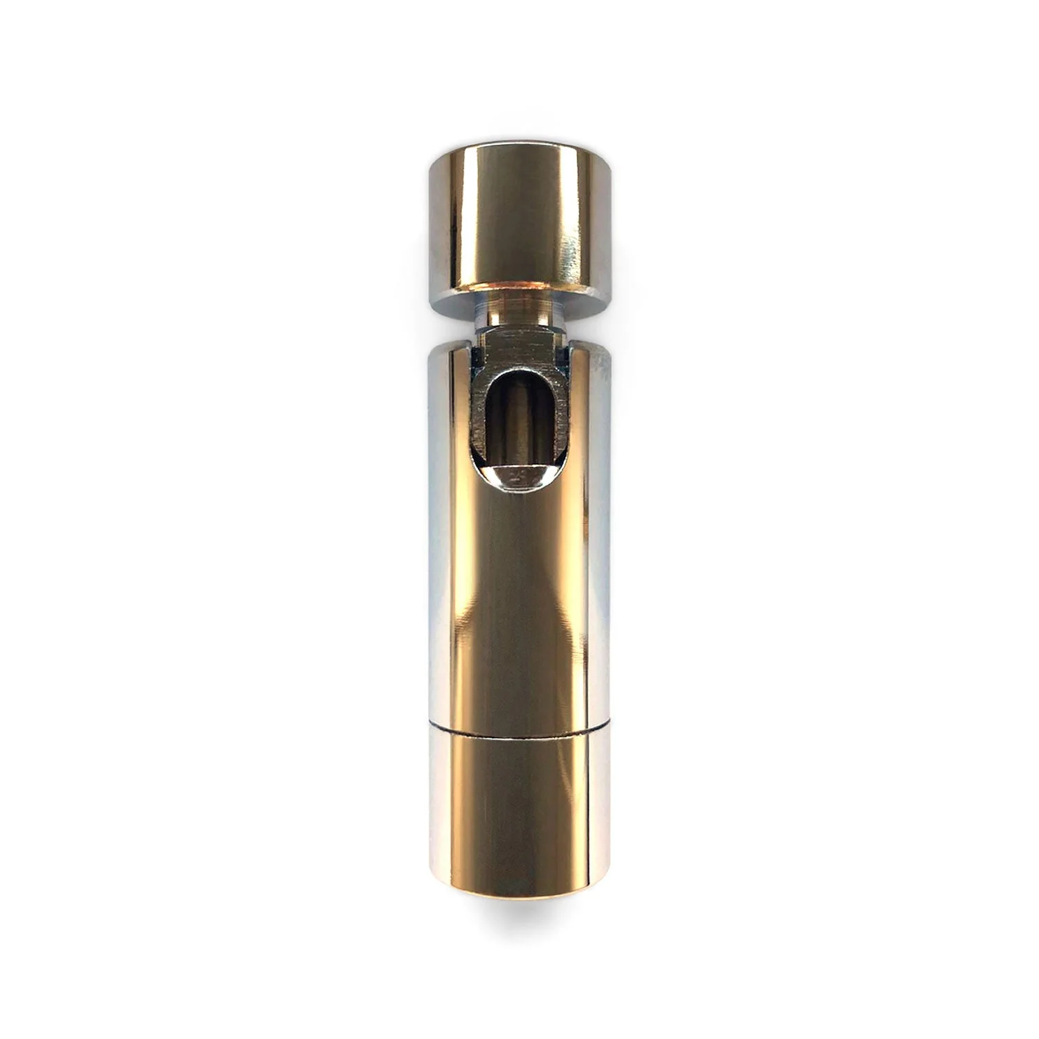 Schwenkbares Gelenk aus Metall – Chrom