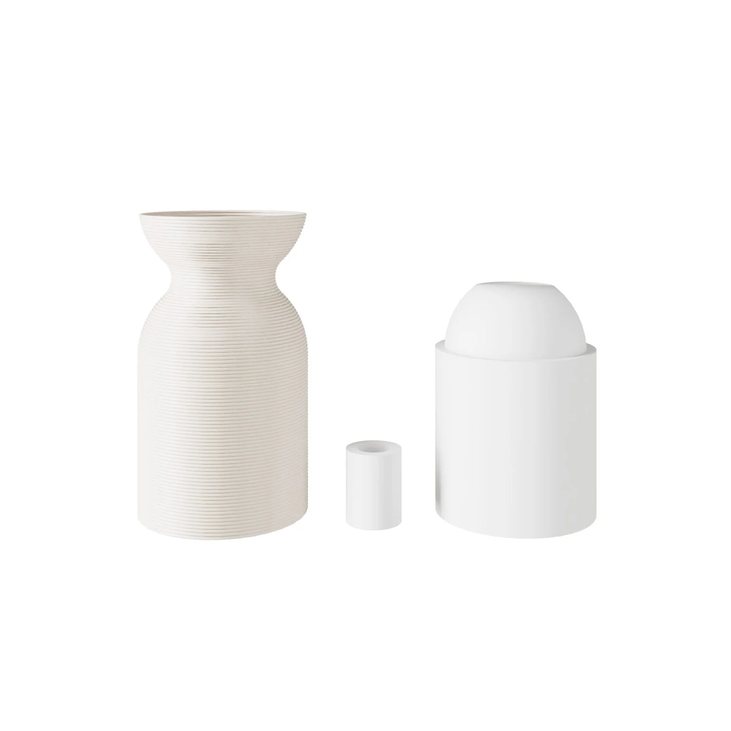 E26-Fassungsset aus Recyclingkunststoff aus 3D-Druck – Eierschale - Image 2