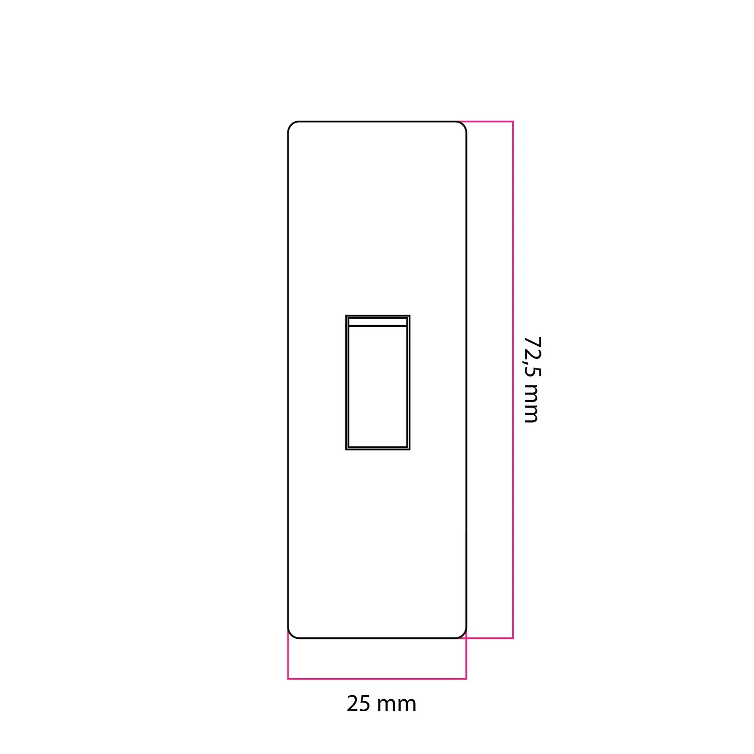 Zylindrischer Wippschalter mit Erdungsklemme - Weiß - Image 3