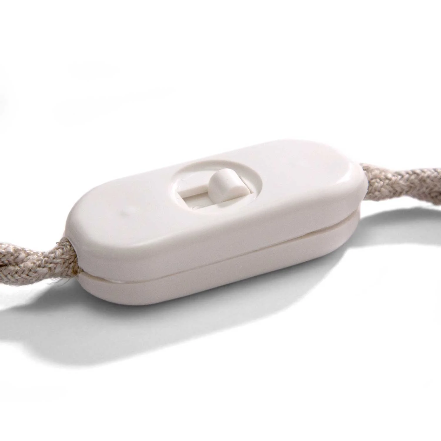 Einpoliger Ein/Aus-Schalter mit Schieberegler, Weiß - Design von Achille Castiglioni - Image 3