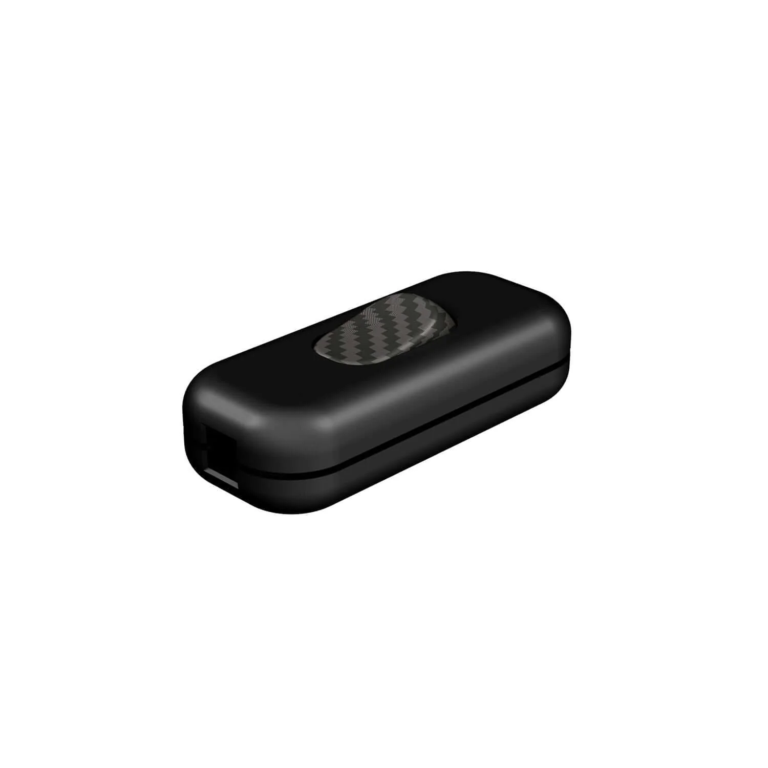 Einpoliger Creative Switch-Schalter Schwarz und Taster in Carbonfaser-Optik - Image 2