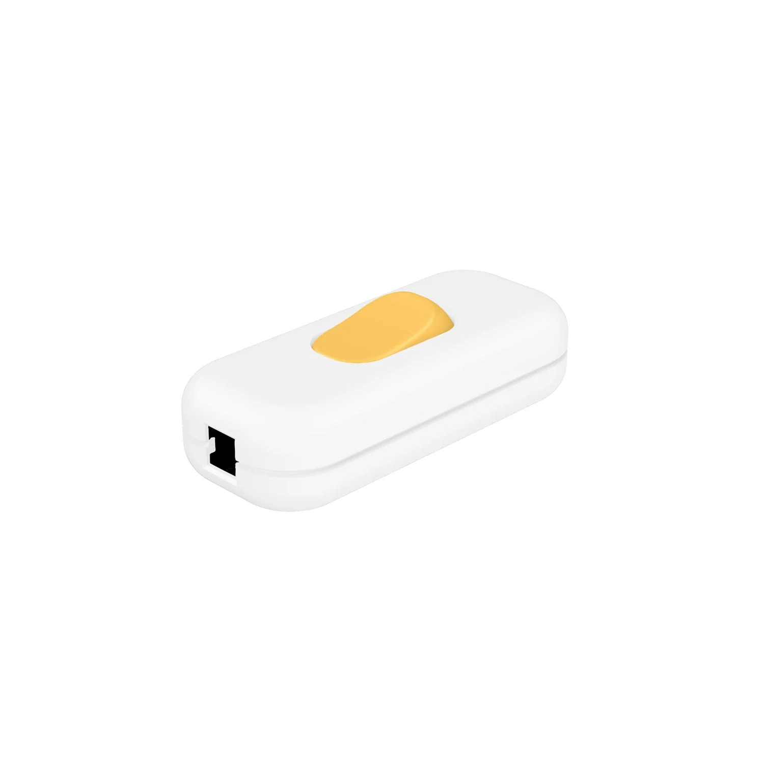 Einpoliger Creative Switch Weiß mit Senfknopf – Drahtunterbrecher - Image 2