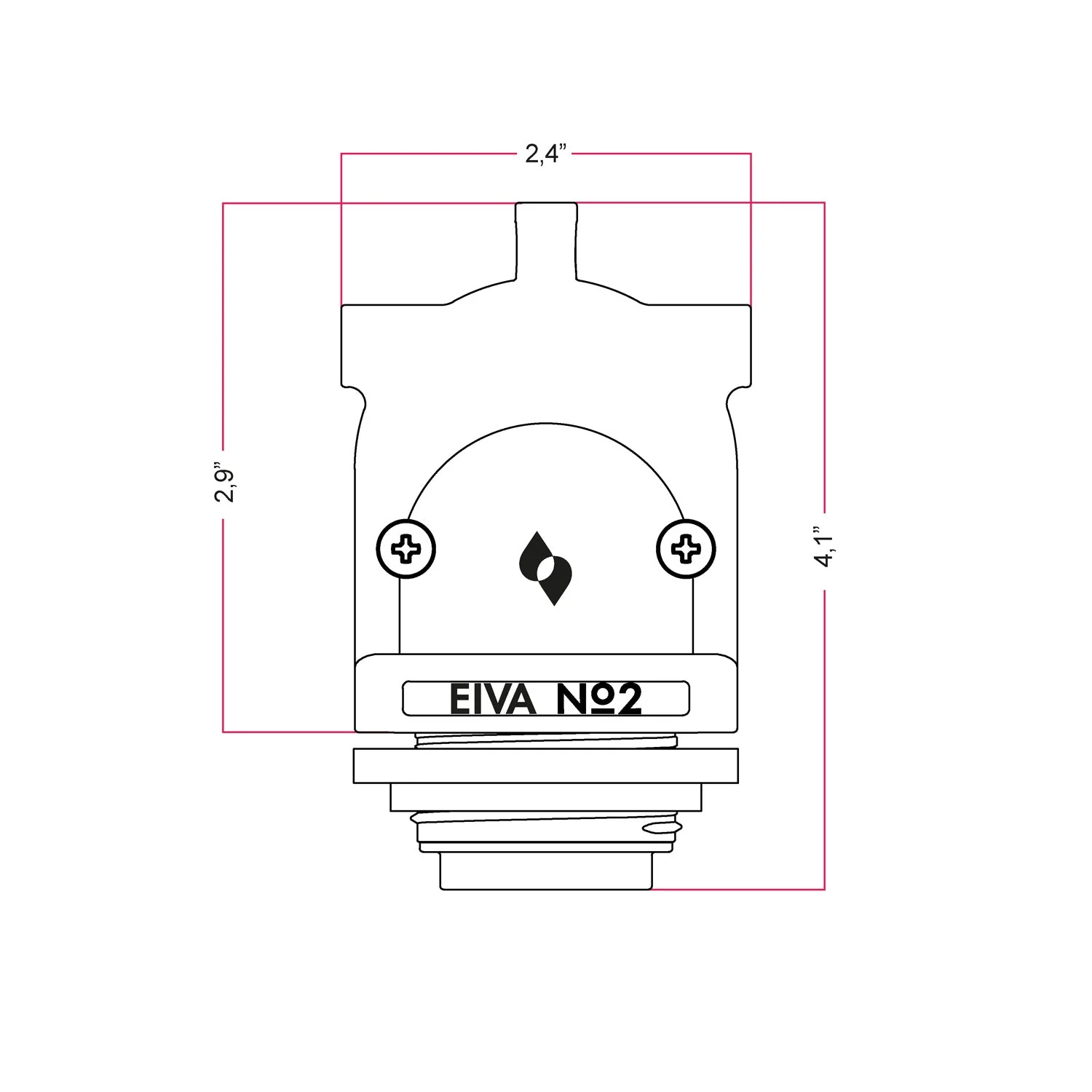 EIVA-2, 2-fach Fassung E26 geeignet für Feuchträume – Weiß - Image 8