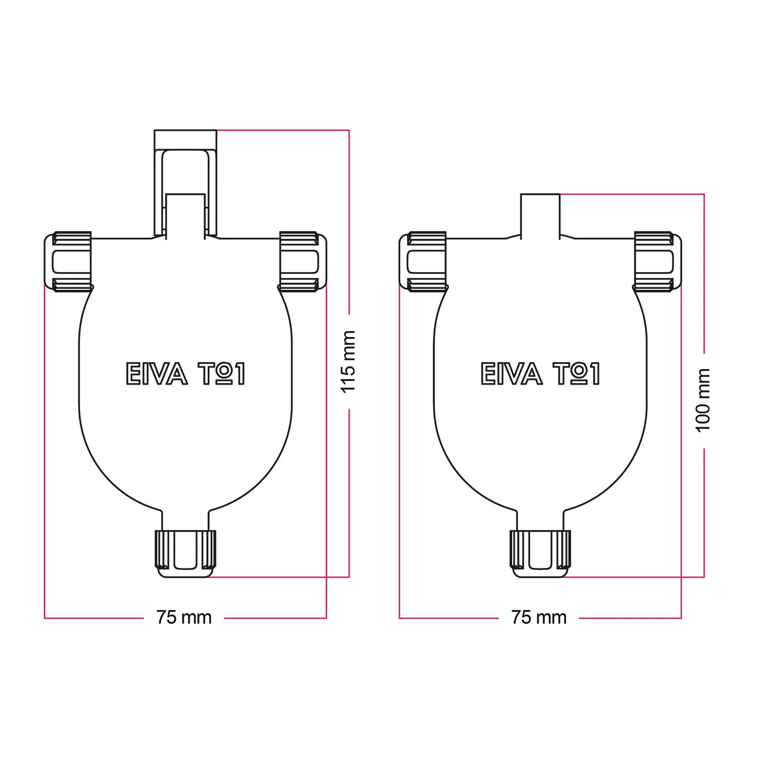 EIVA-3 3-Wege-Verbindung IP65 für Außenbereich - Modulair-System - Weiß - Image 7