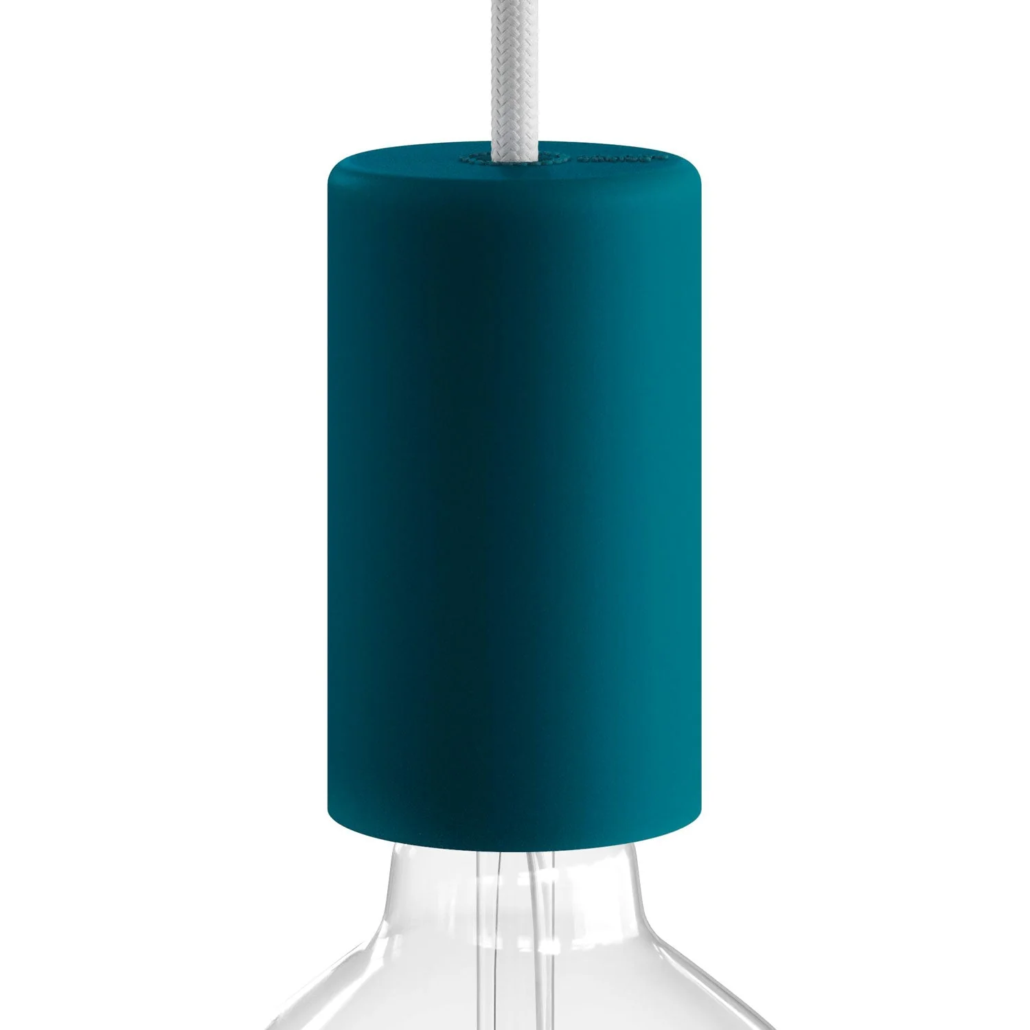 EIVA ELEGANT, E26 Silikonfassungs-Kit – für Feuchträume geeignet – Petrol