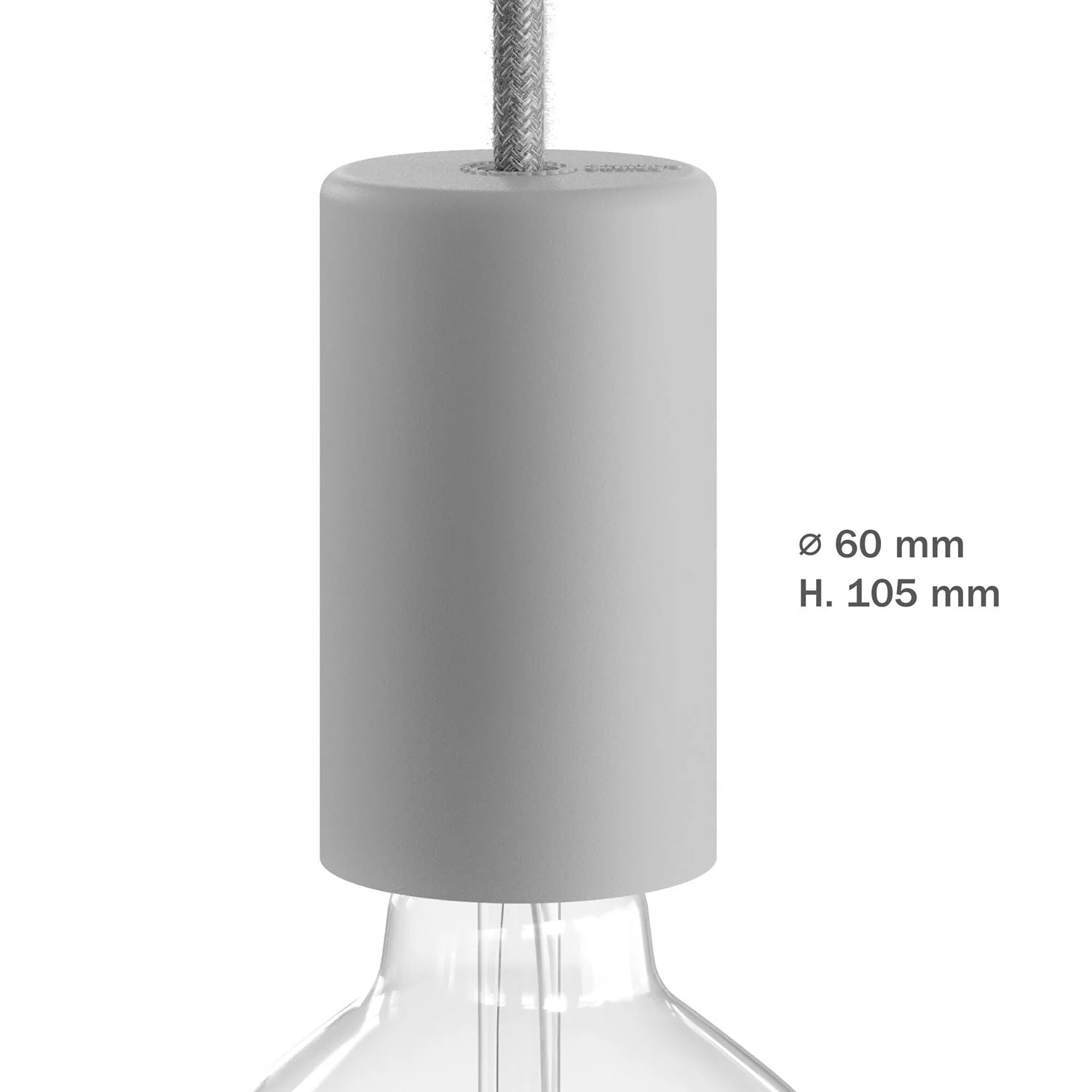 EIVA ELEGANT, Lampenfassung-Kit für Außenbereich E27 IP65 aus Silikon für Modulair-System - Weiß - Image 8