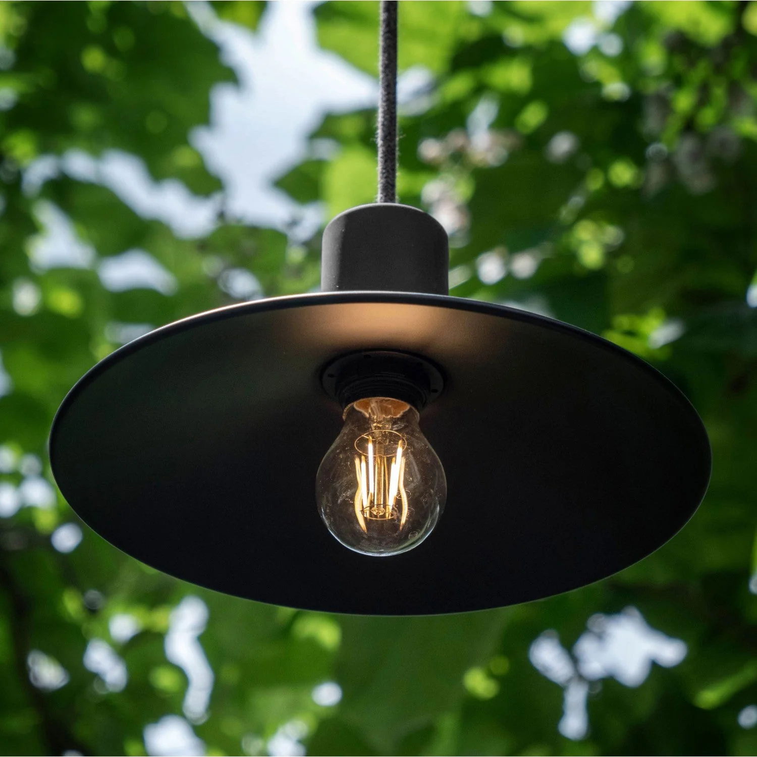 EIVA ELEGANT Lampenfassungs-Kit IP65 Outdoor aus Silikon für Lampenschirme E27 – Modulair-System – Schwarz - Image 2