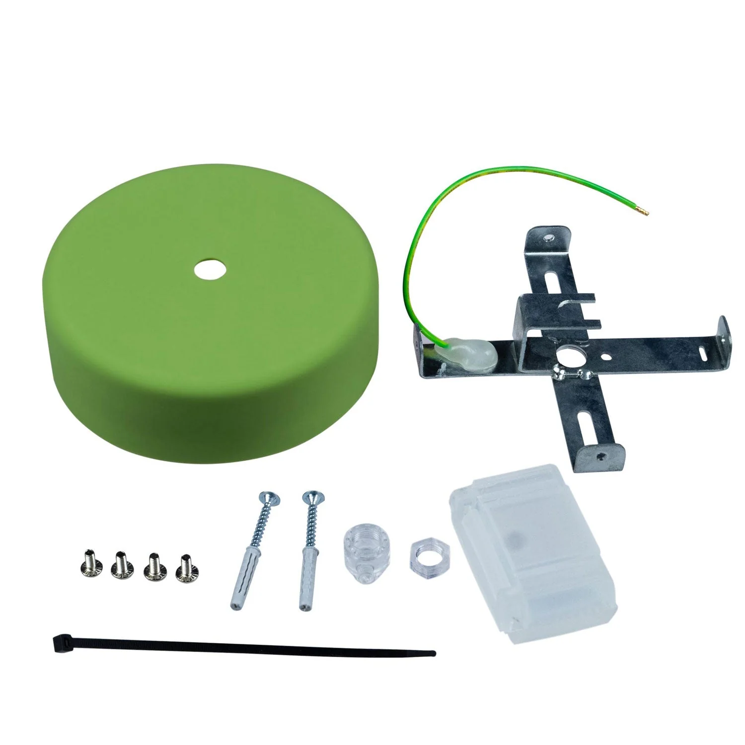 EIVA Rosone-Set aus Soft-Touch-Silikon für den Außenbereich IP65 – Modulair-System – Wiesengrün - Image 3
