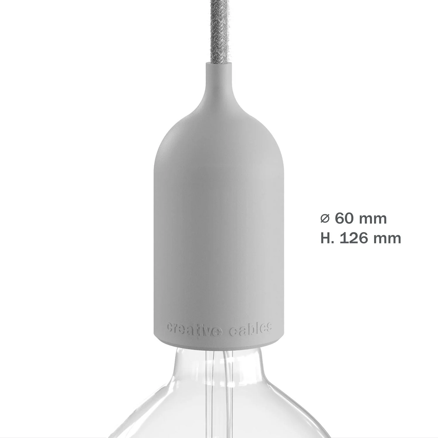 EIVA PASTEL IP65 Lampenfassungs-Kit für den Außenbereich aus Silikon E27 - Modul-System - Zuckerpapier-Blau - Image 8