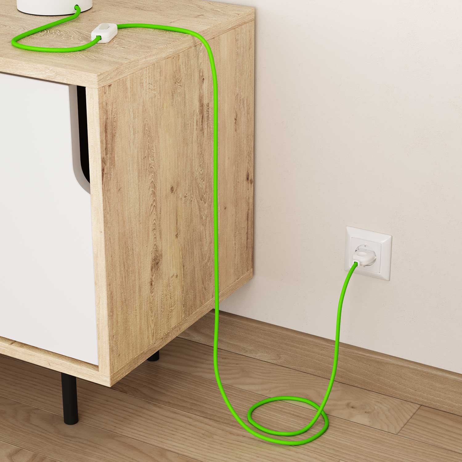 Neongrün ummanteltes Kabel – Das Original Creative Cables, perfekt für einzigartige Lichtdekorationen – RF06 - Image 3