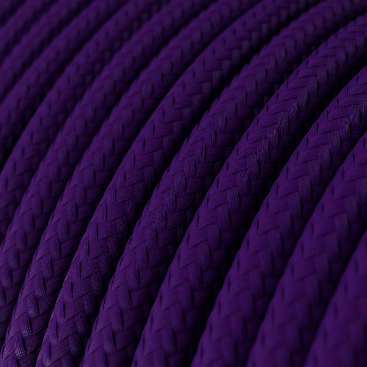 Glänzendes, mit Veilchenviolett überzogenes Kabel – Das Original von Creative Cables, die richtige Wahl für exklusive Lampen – RM14 - Image 2