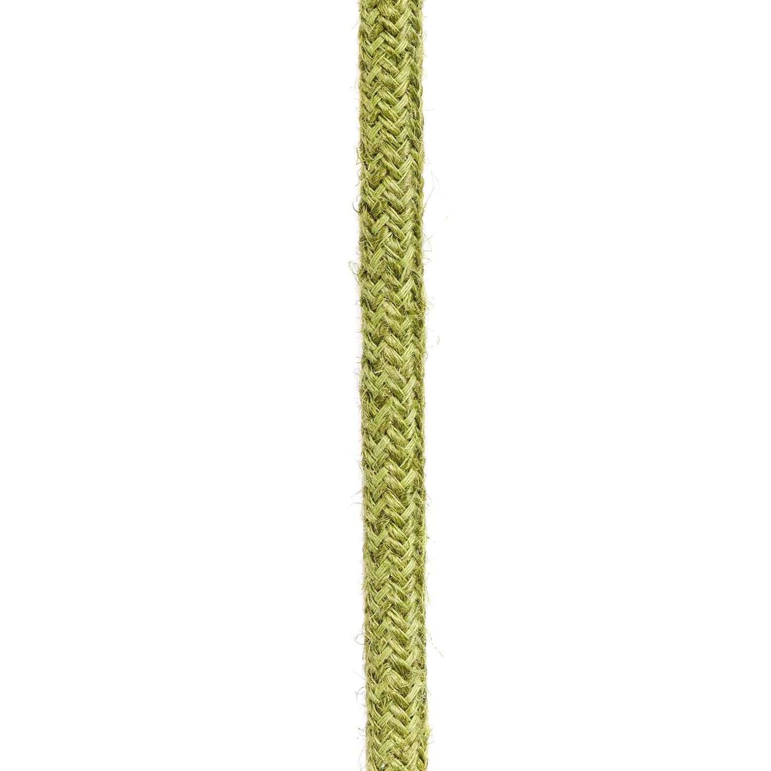 Stromkabel mit Juteüberzug in Heugrün – Das Original von Creative Cables, für originelle DIY-Lampen – RN23 - Image 5
