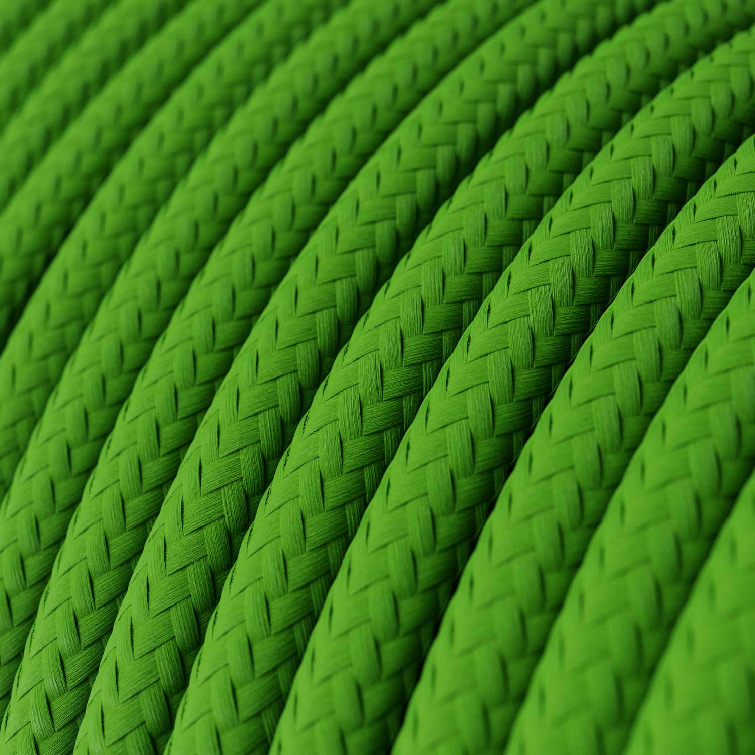 Bunte Silikon-Pendelleuchte mit Stoffkabel – Sanftgrün - Image 3