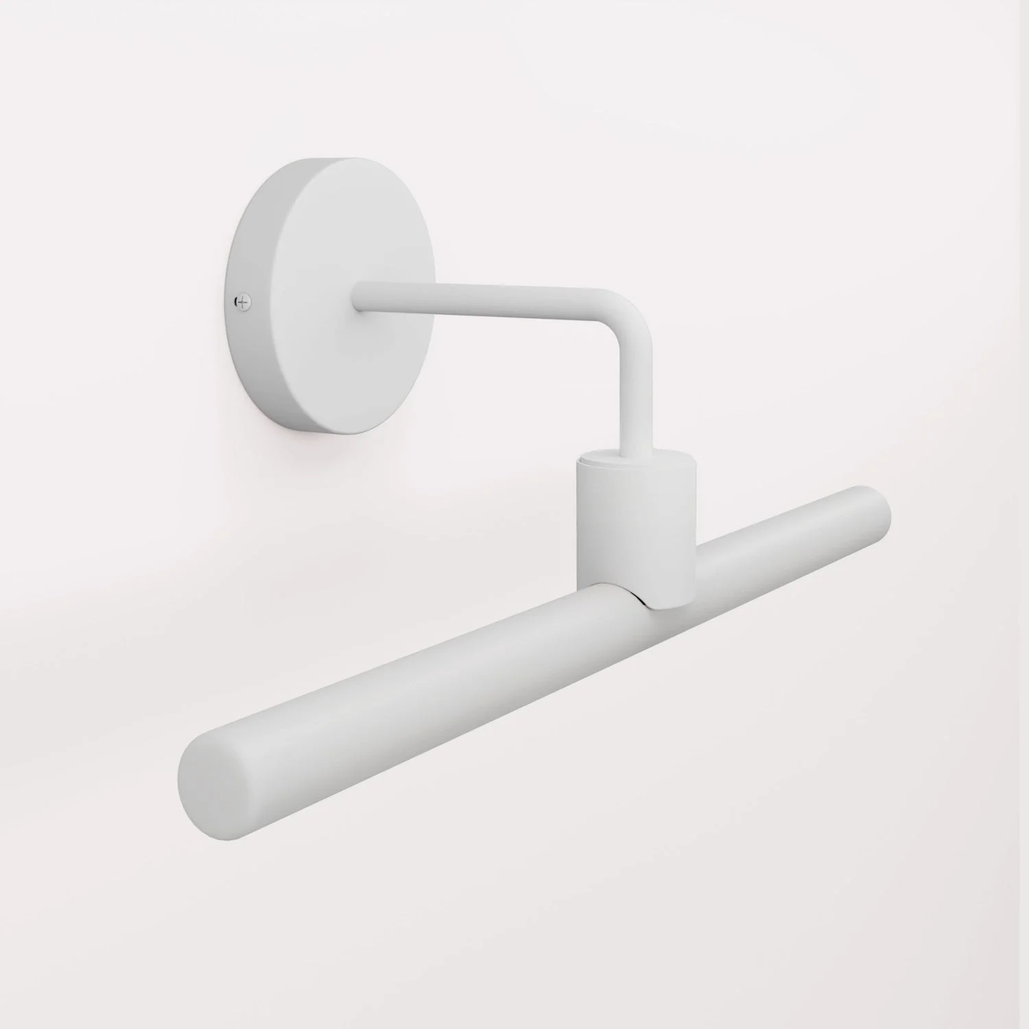 Fermaluce Esse14, Metall-Wandleuchte mit gebogenem Ausleger - Weiß - Image 3