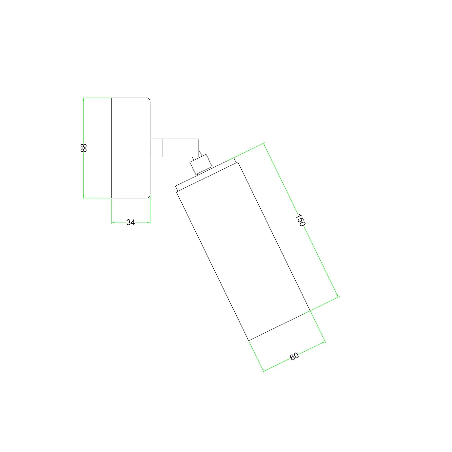 Fermaluce Wood mit schwenkbarem Spot in Holz und Tub-E14 Lampenschirm – Neutral - Image 4