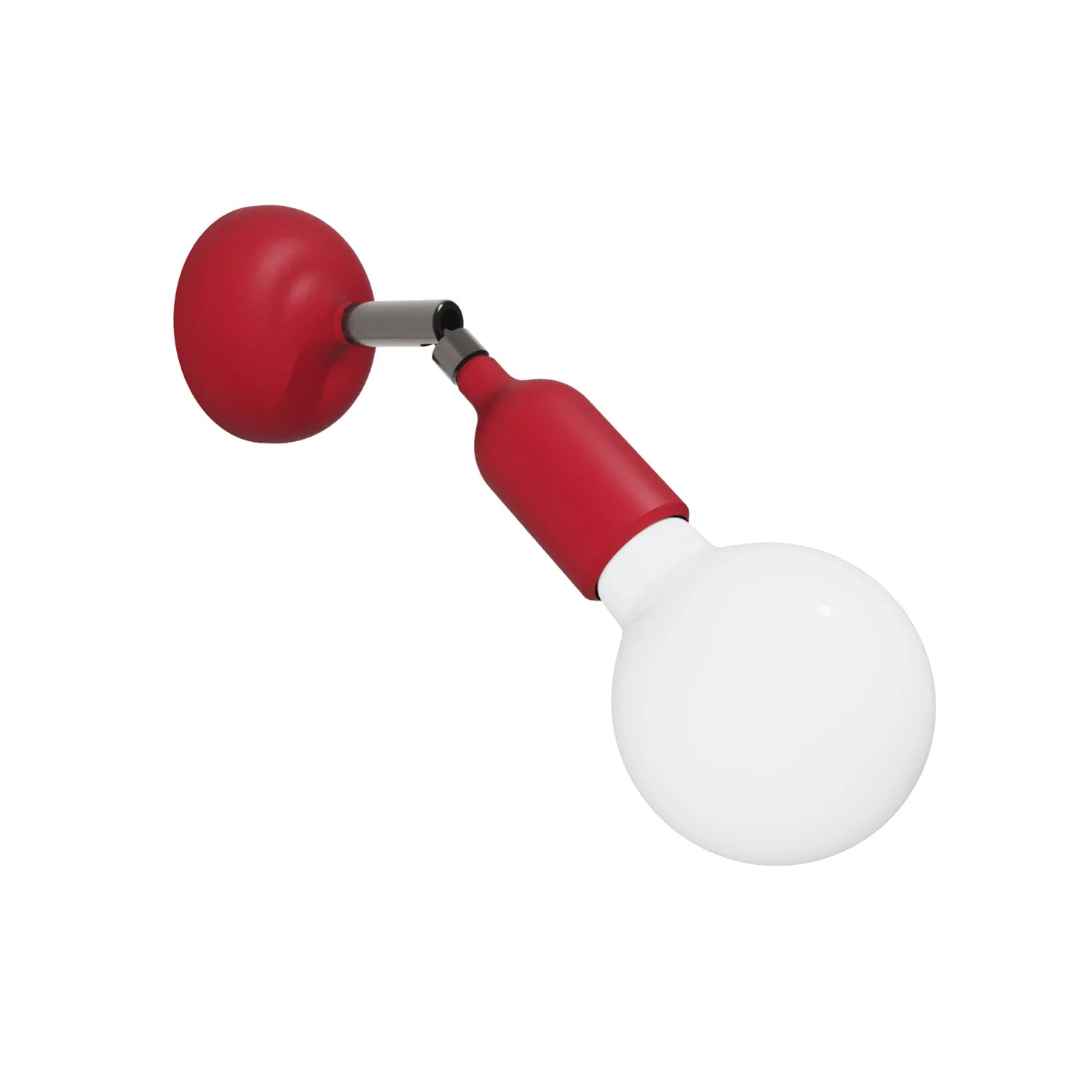 Fermaluce-Lampe aus Silikon mit Scharnier – Rot
