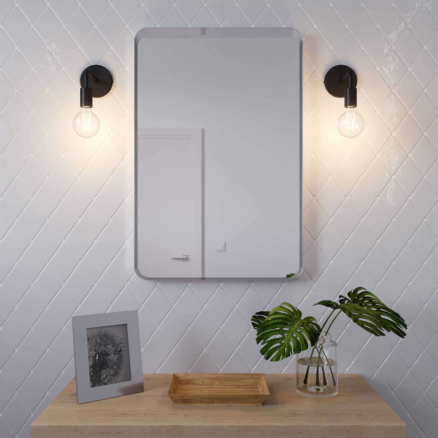 Fermaluce Metal, Wandlampe aus Metall mit gebogenem Ausleger – Schwarz - Image 2